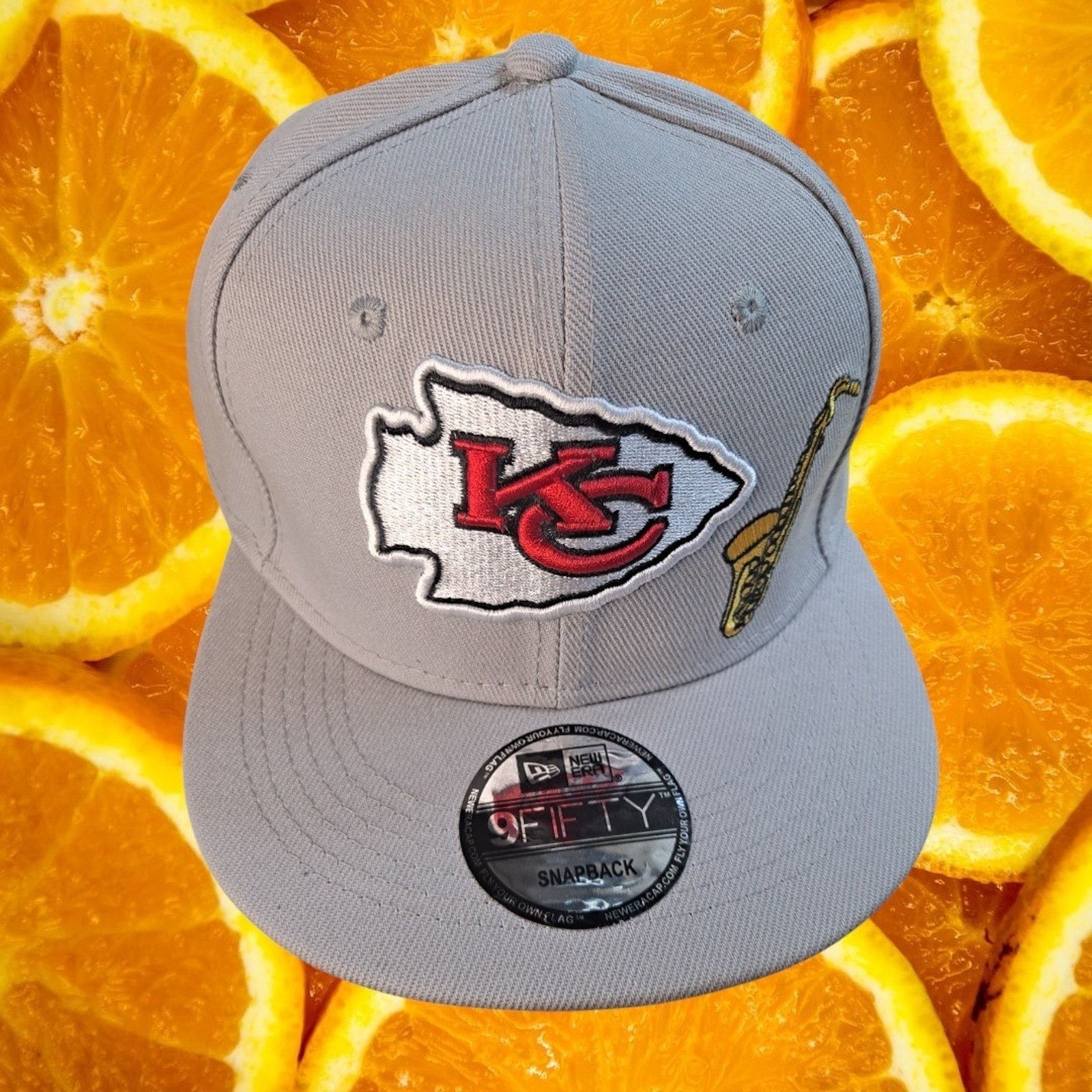 New Era New Era Kansas City Chiefs NFL Gray Snapback Hat Saxophone Size ONE SIZE - 1 Thumbnail