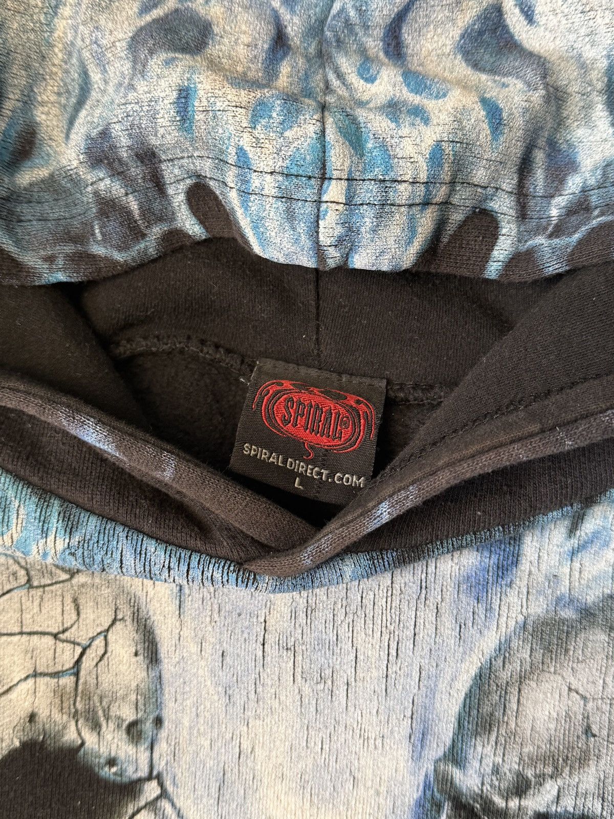 Affliction × Vintage Hoodie Spiral vintage Skulls opium Avantgarde sk8 y2k Size US L / EU 52-54 / 3 - 19 Thumbnail