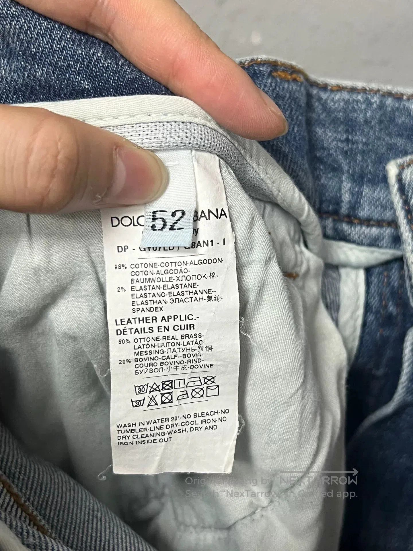 Dolce & Gabbana D&G Logo Jeans. Size US 35 - 4 Thumbnail