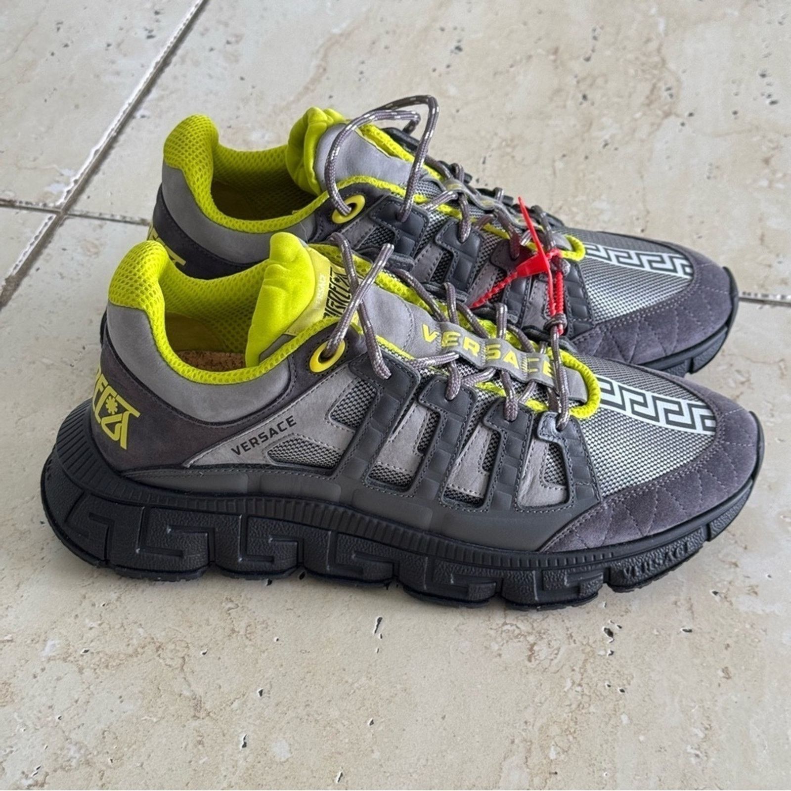Versace NEW! Versace Men Sneakers, Size 46 (12US), Authentic Size US 13 / EU 46 - 3 Thumbnail