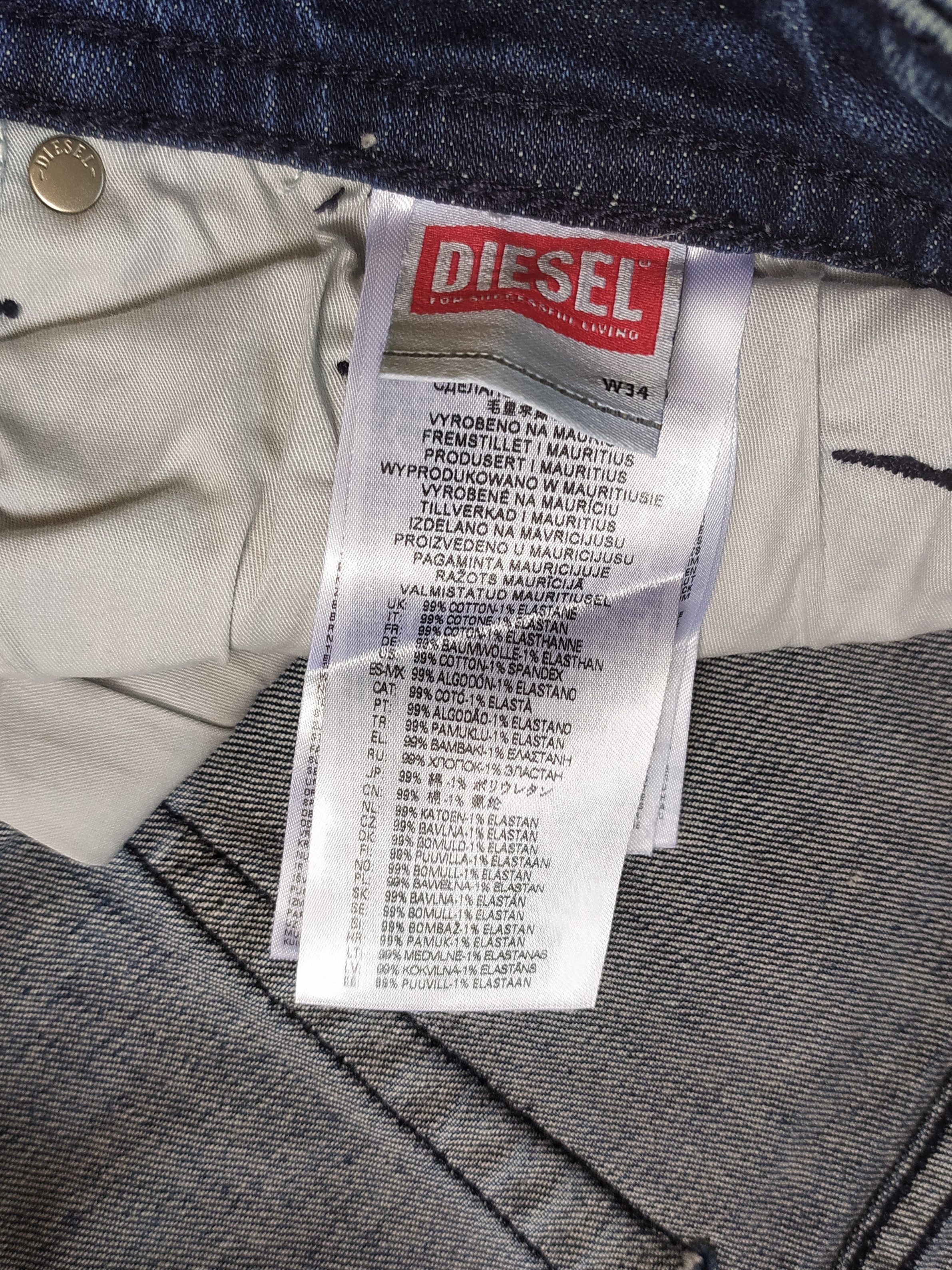 Diesel Diesel THOMMER-X-R09IM Men's Jeans Free Shipping T/ 9832 Size US 34 / EU 50 - 7 Thumbnail