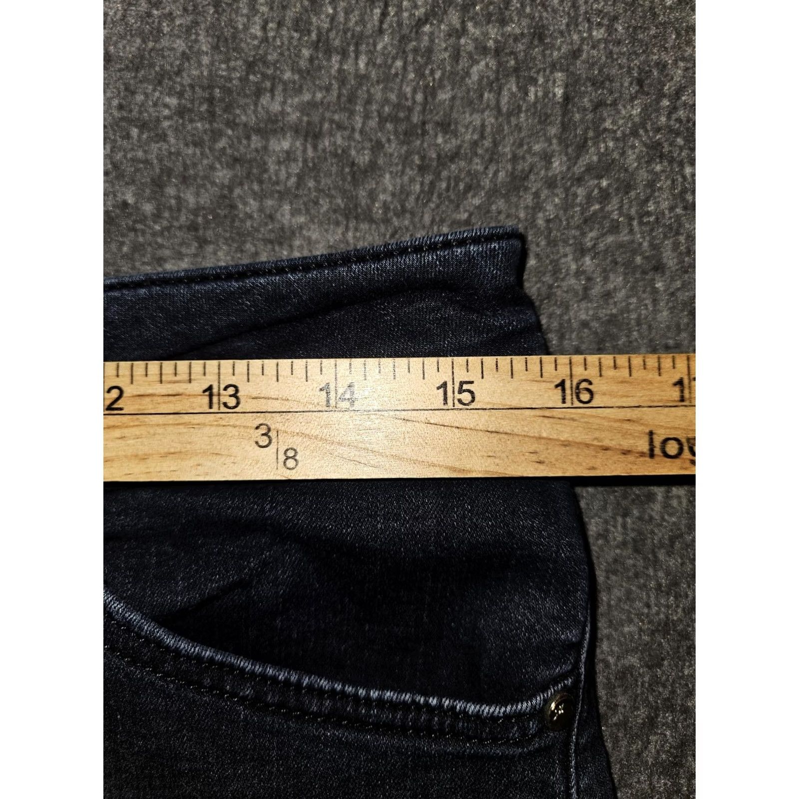 Mavi Mavi Gold Jeans Womens 29 Blue Dark Wash Tess High Rise Skinny Stretch Denim Jeans Size 29" - 4 Thumbnail