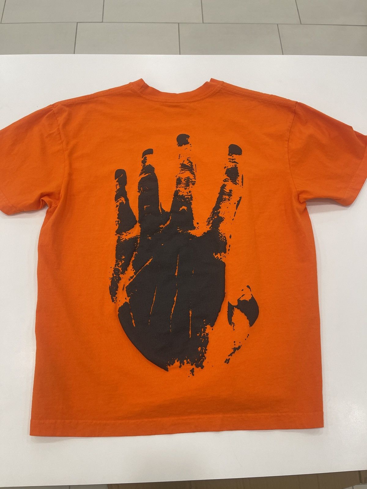 image of Revenge Xxxtentacion Kill Tee Orange/black, Men's (Size XL)