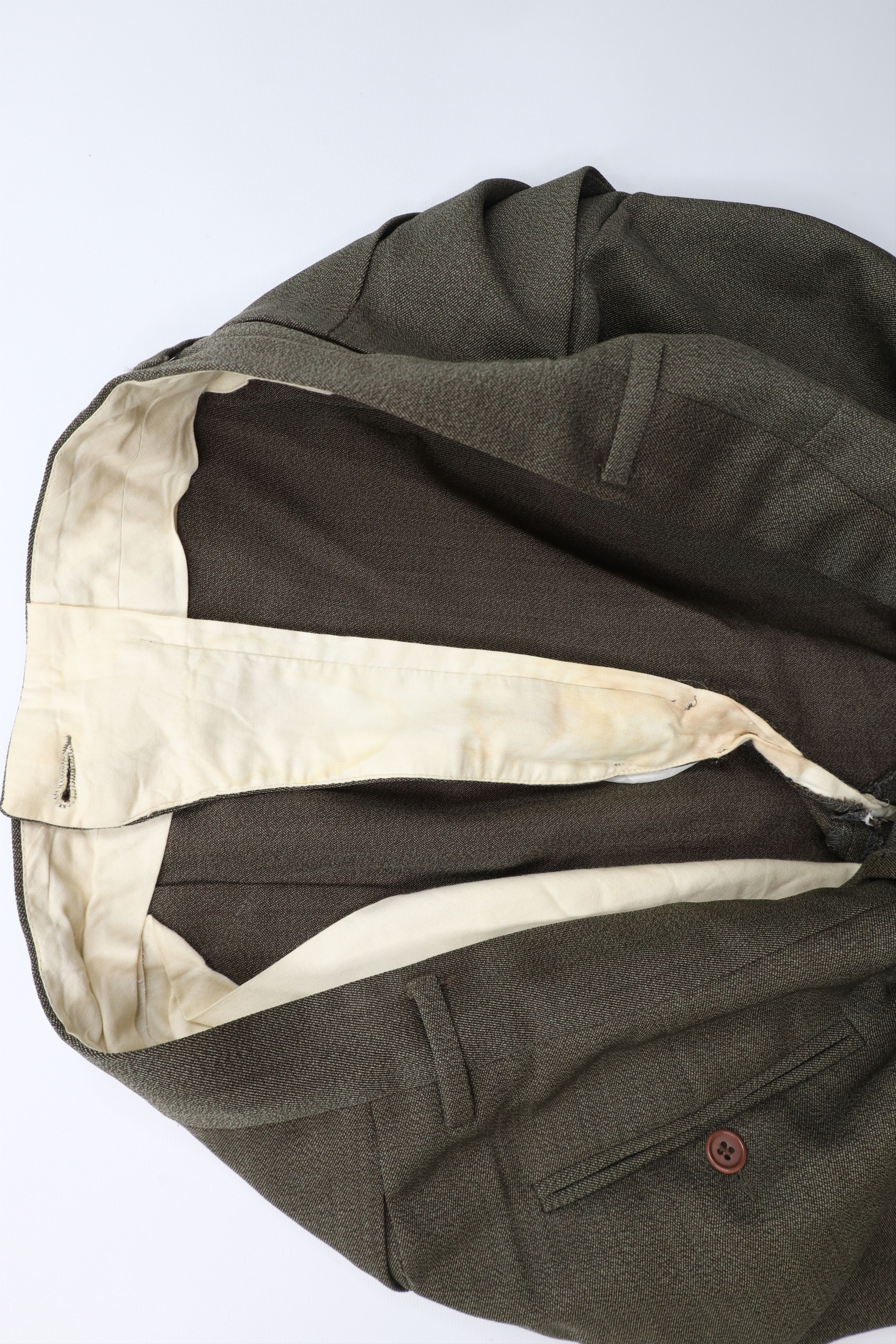 Banana Republic Vintage 90s Banana Republic Pleated Wide Leg Pants Green Size US 40 / EU 56 - 7 Thumbnail