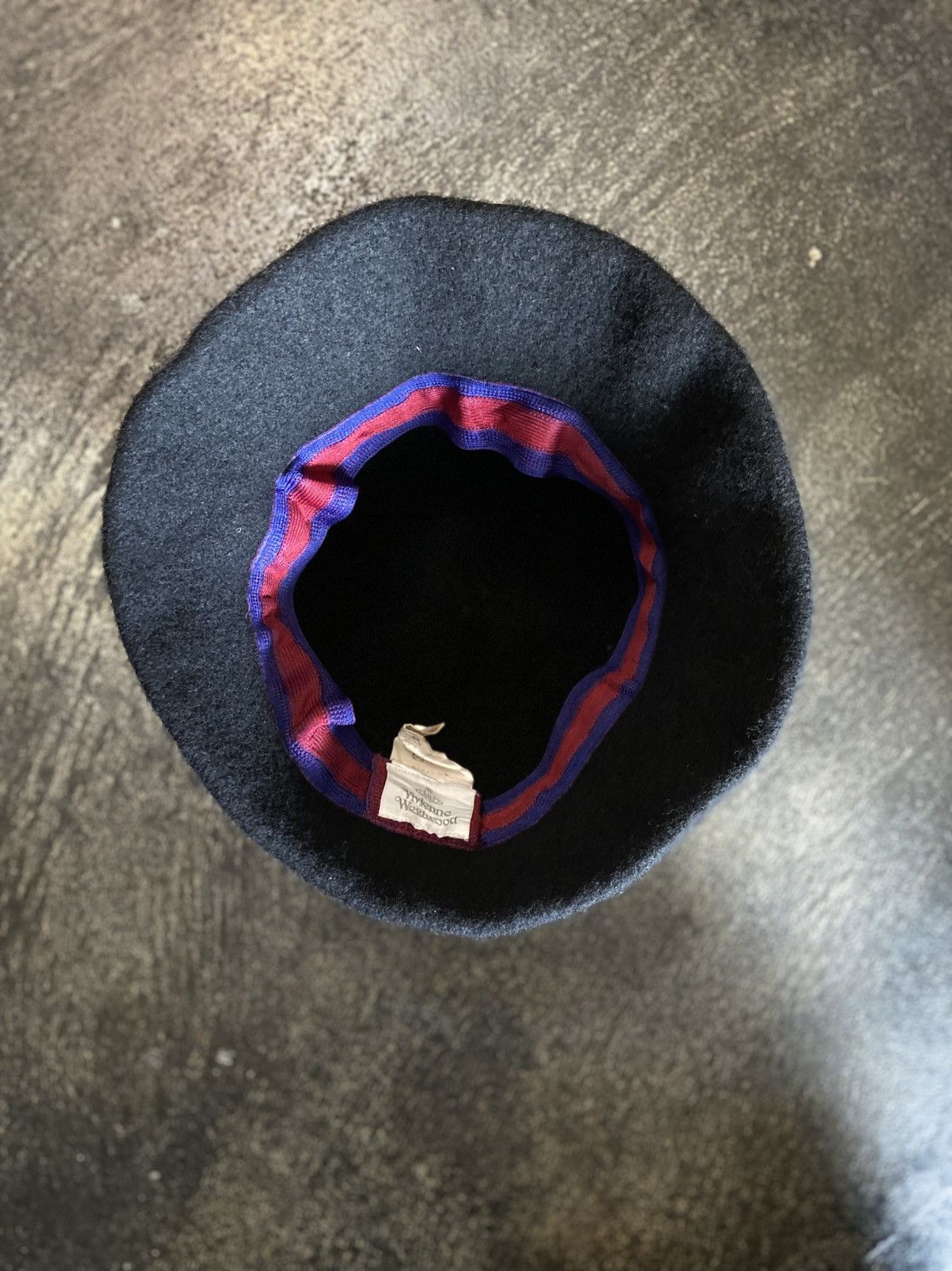 Vivienne Westwood Vivienne Westwood Orb Wool Bucket Hat Black Size ONE SIZE - 5 Thumbnail