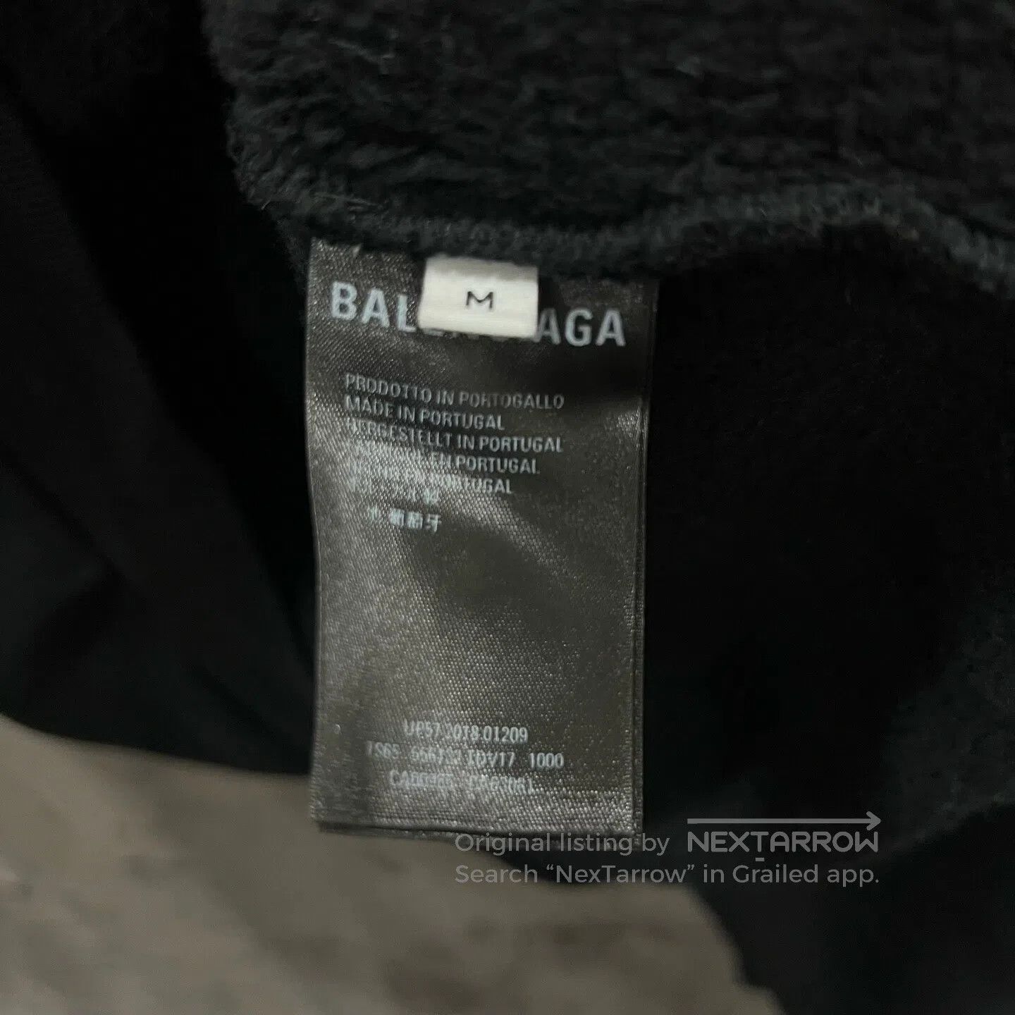 Balenciaga Balenciaga Embroidery Logo Hooded Zip-up Sweatshirt| Size US M / EU 48-50 / 2 - 4 Thumbnail