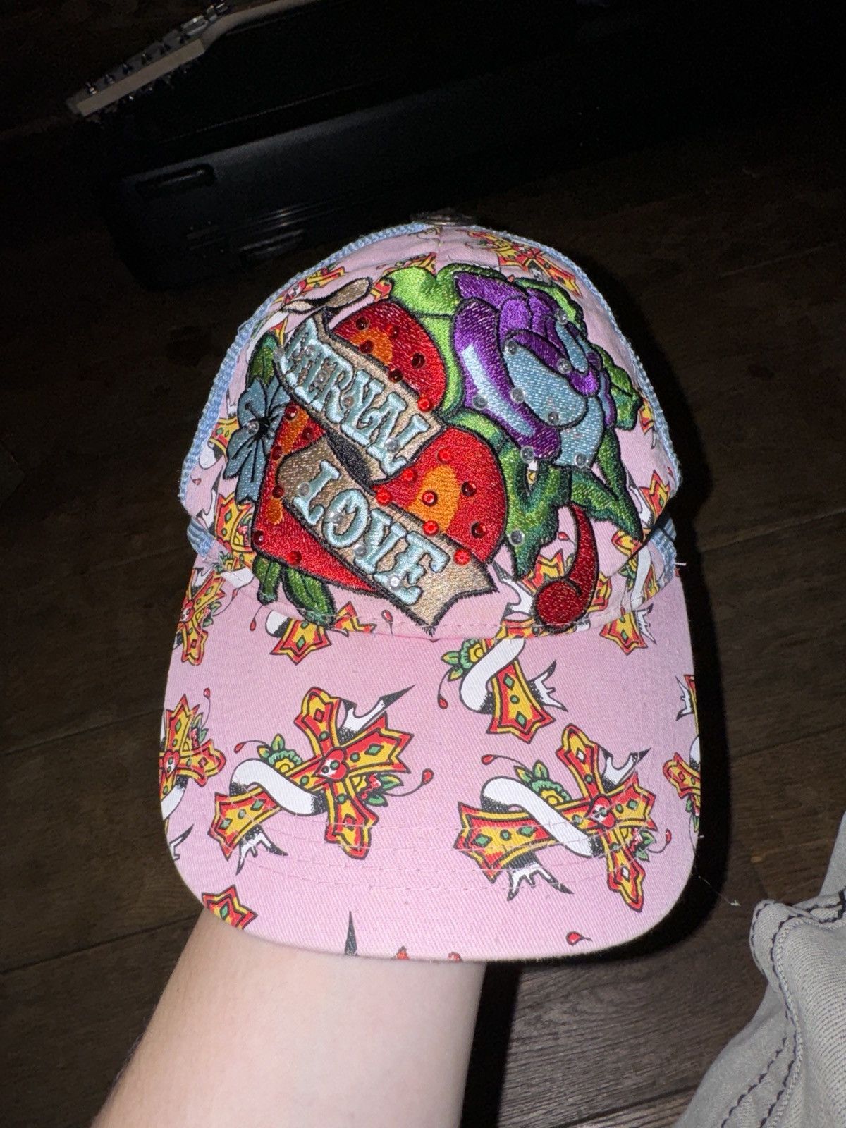 Ed Hardy RARE Ed Hardy Etern Love Hat Size ONE SIZE - 1 Thumbnail