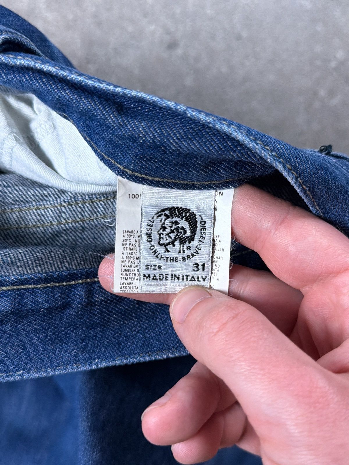 Diesel VINTAGE DIESEL BOOTCUT FLARED RAVE PUNK GORPCORE GRUNGE ROCK Size US 31 - 4 Thumbnail