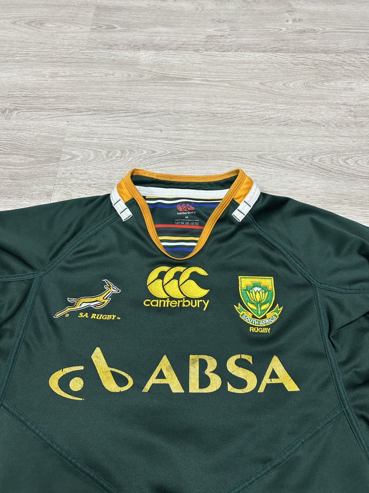 Canterbury of New Zealand Vintage SA Rugby CCC jersey Canterbury size S-M Size US S / EU 44-46 / 1 - 2 Thumbnail