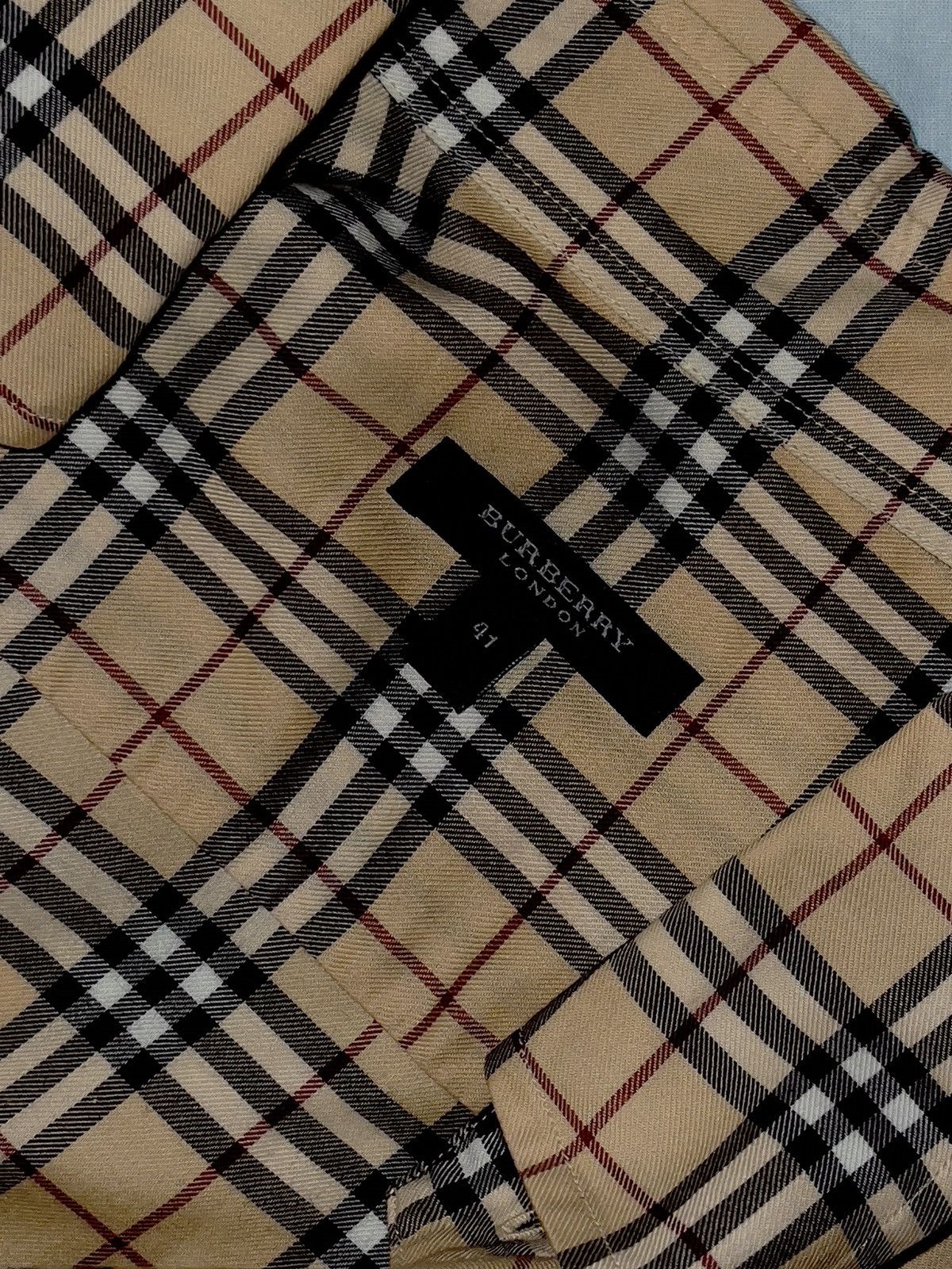 Burberry Burberry Shirt short arms 41 size Size US XL / EU 56 / 4 - 3 Thumbnail