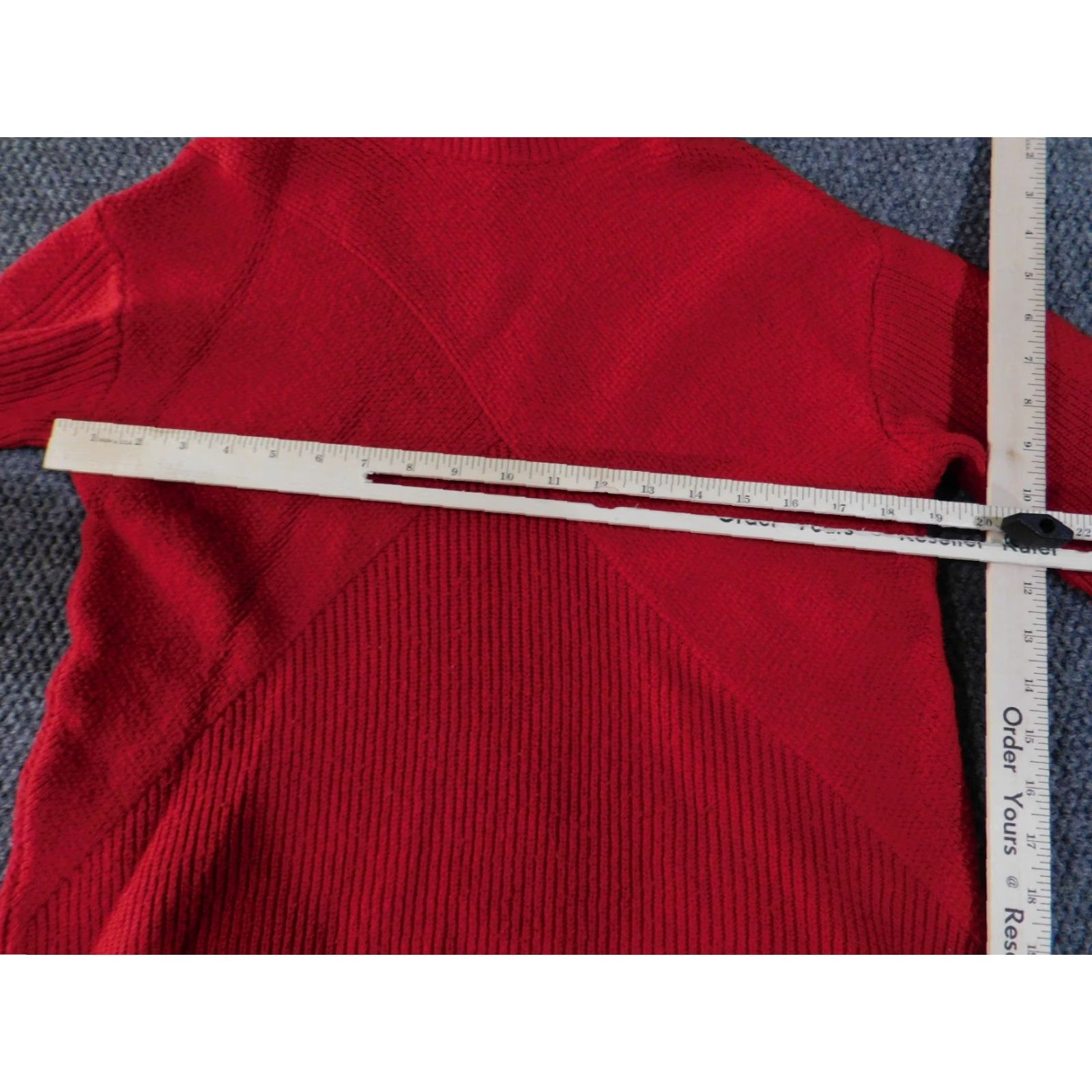 Talbots Talbots Sweater Womens Small Red Pullover Turtleneck Knit Ribbed Chunky Knit Pullover Long Sleeve Winter Casual Regular Size S Men? Women? Size S / US 4 / IT 40 - 5 Thumbnail