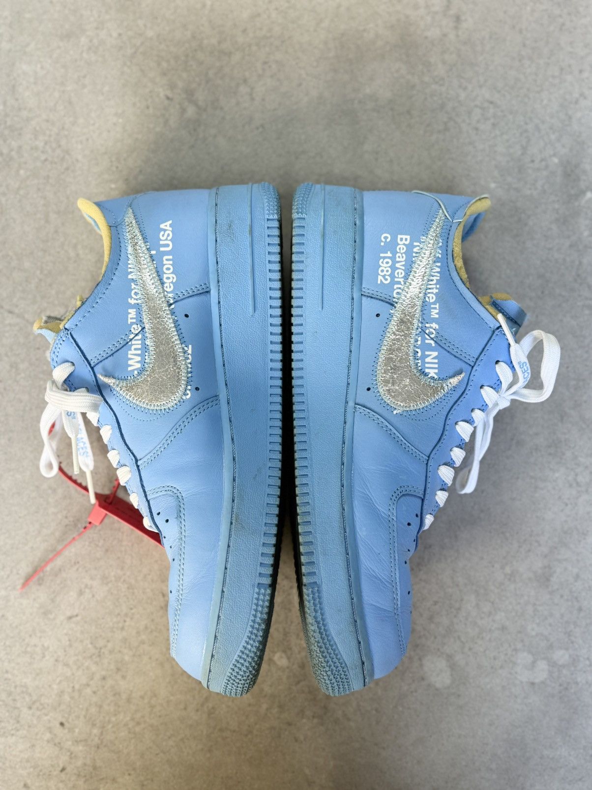 Nike × Off-White Nike x Off White Air Force 1 MCA Size US 9.5 / EU 42-43 - 4 Thumbnail