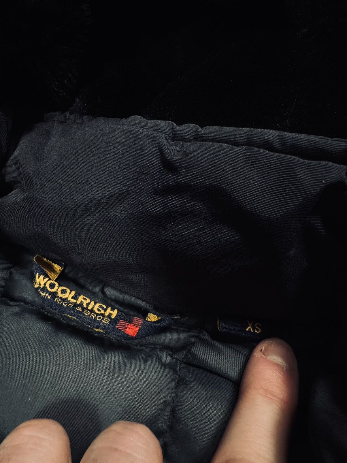 Woolrich Woolen Mills Jacket Woolrich Winter Down Hooded Parka navy XS Size US XS / EU 42 / 0 - 6 Thumbnail