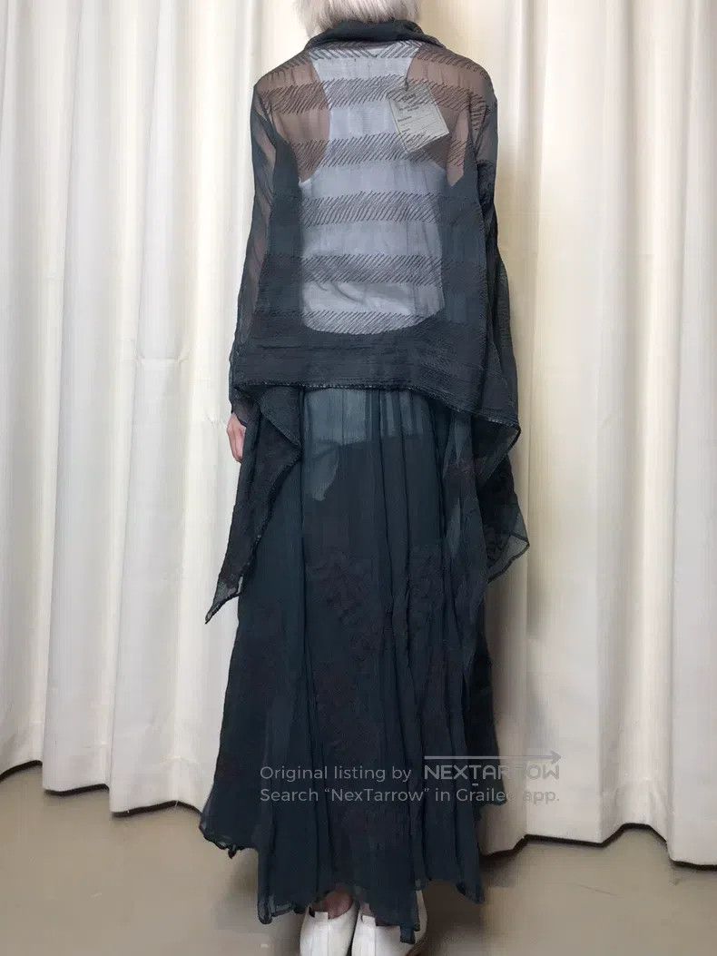 Issey Miyake Issey Miyake Vintage Plant Embroidered Cover-Up Coat Size S / US 4 / IT 40 - 6 Thumbnail