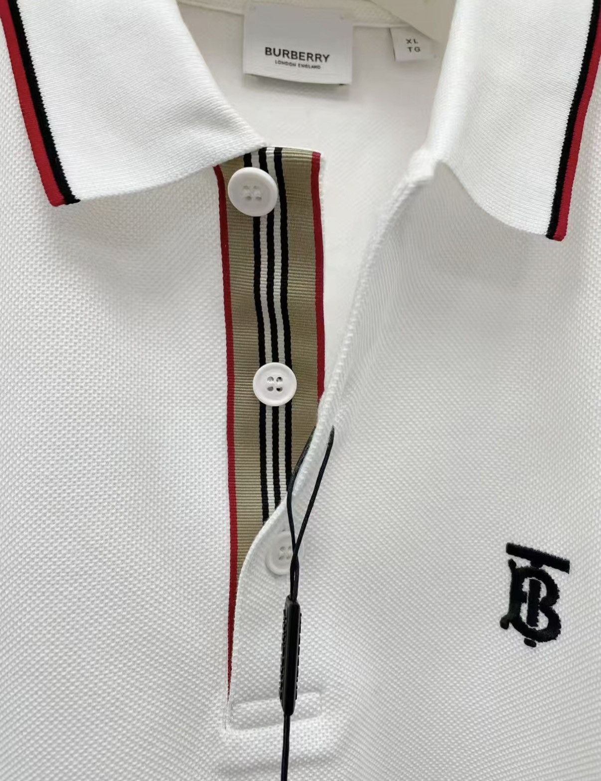 Burberry BURBERRY Embroidered 100% Cotton Short Sleeve Polo Shirt J30 Size US XL / EU 56 / 4 - 5 Thumbnail