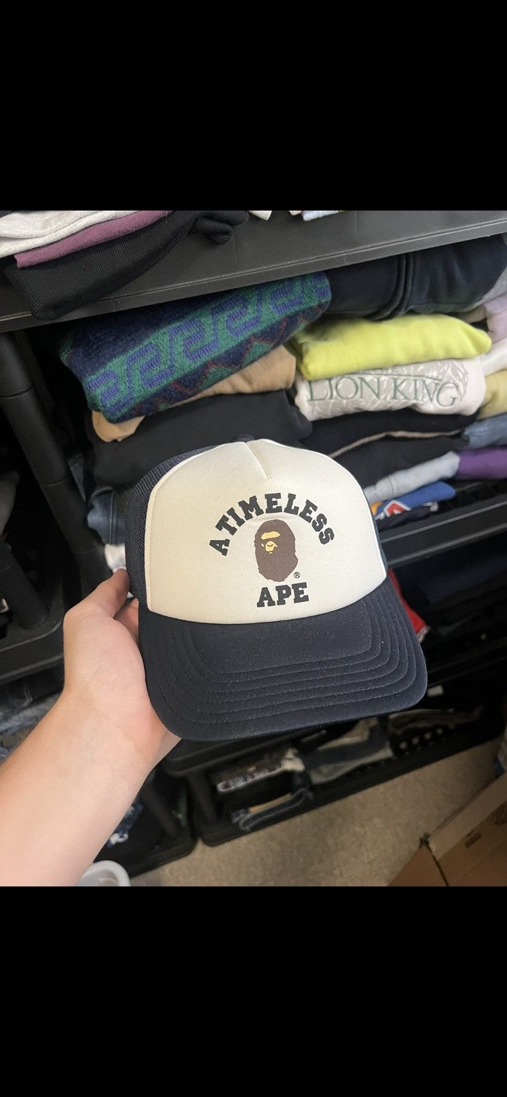 Bape BAPE X JJJJOUND COLLEGE MESH CAP Trucker Size ONE SIZE - 4 Thumbnail