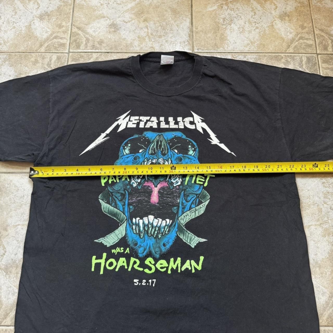 Fruit Of The Loom Metallica Papa Het Was Horseman Regular Men’s XL T-Shirts Size US XL / EU 56 / 4 - 6 Thumbnail