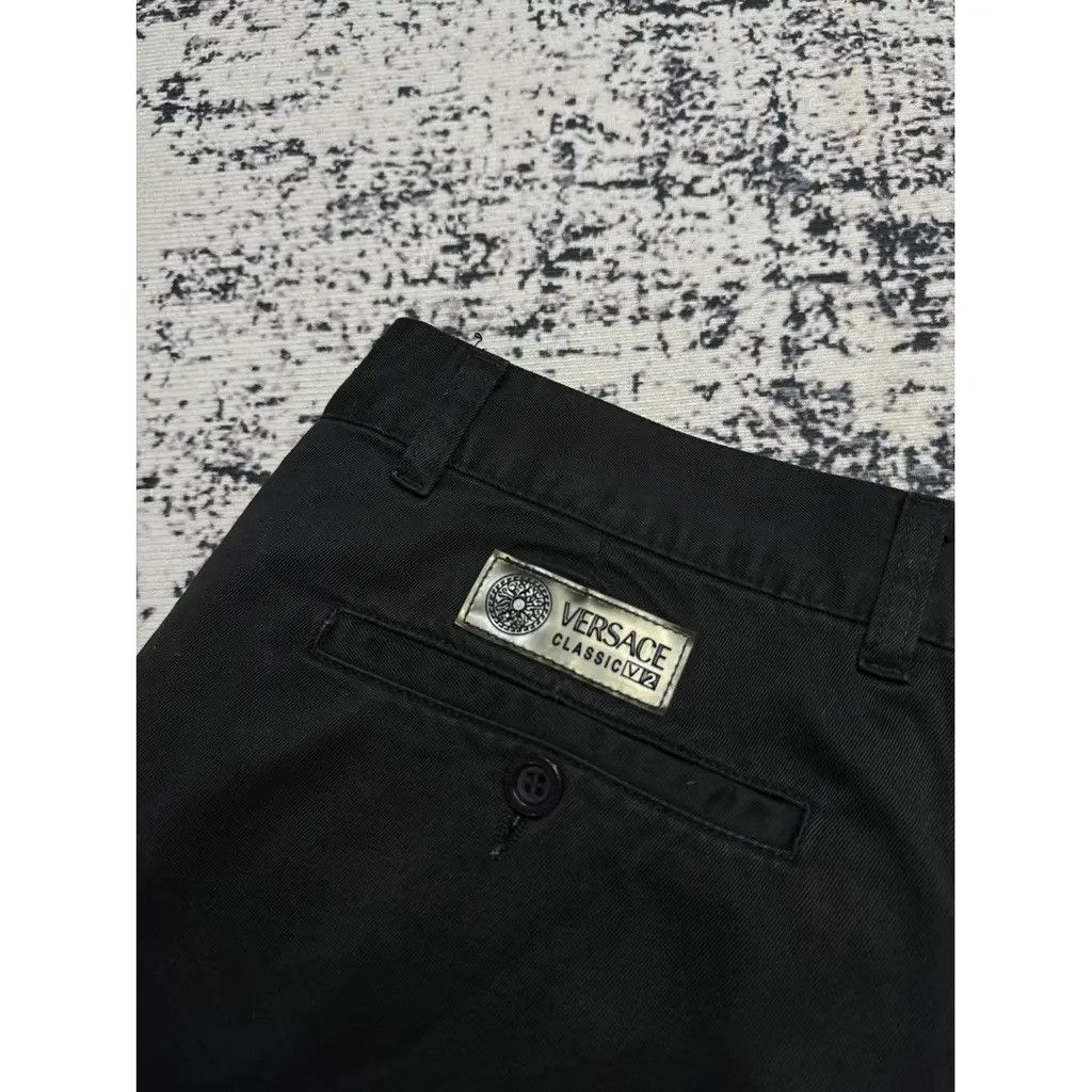 Versace Versace Pants Black Size 34 Size US 34 / EU 50 - 4 Thumbnail