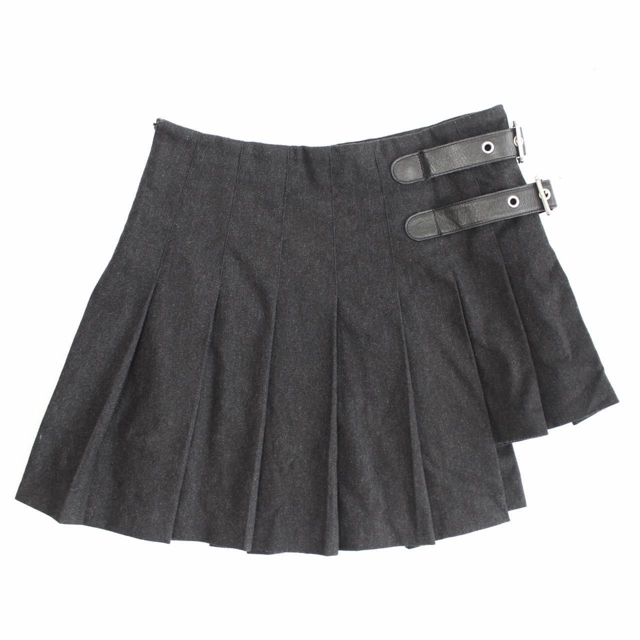 Dolce & Gabbana DOLCE& GABBANA F/W 2003 Assymetrical wool skirt Size 27" / US 4 / IT 40 - 1 Thumbnail