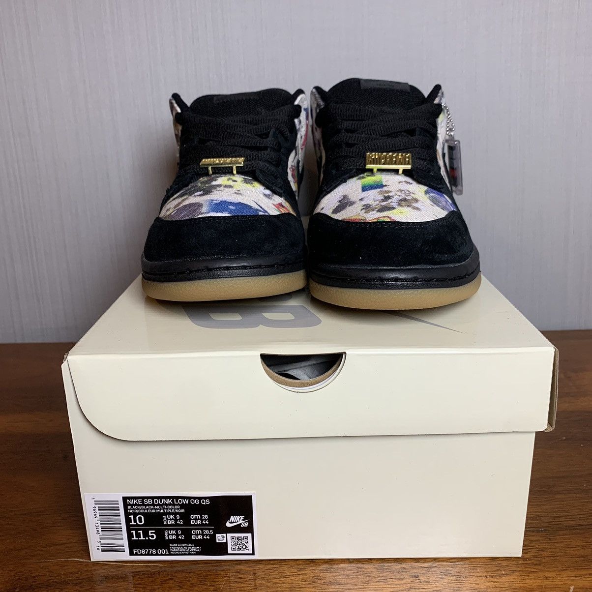 Nike × Supreme Supreme Nike SB Dunk Low Rammellzee Size US 10 / EU 43 - 4 Thumbnail