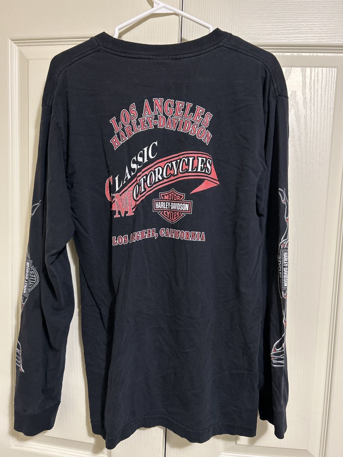 Harley Davidson Eagle print 2006 Harley Davidson long sleeve Size US XL / EU 56 / 4 - 4 Thumbnail