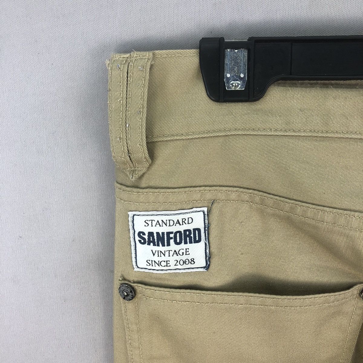 Japanese Brand Vintage 2000s Risot Rhinestone Low Rise Flare Bushpants Size 31" - 16 Thumbnail