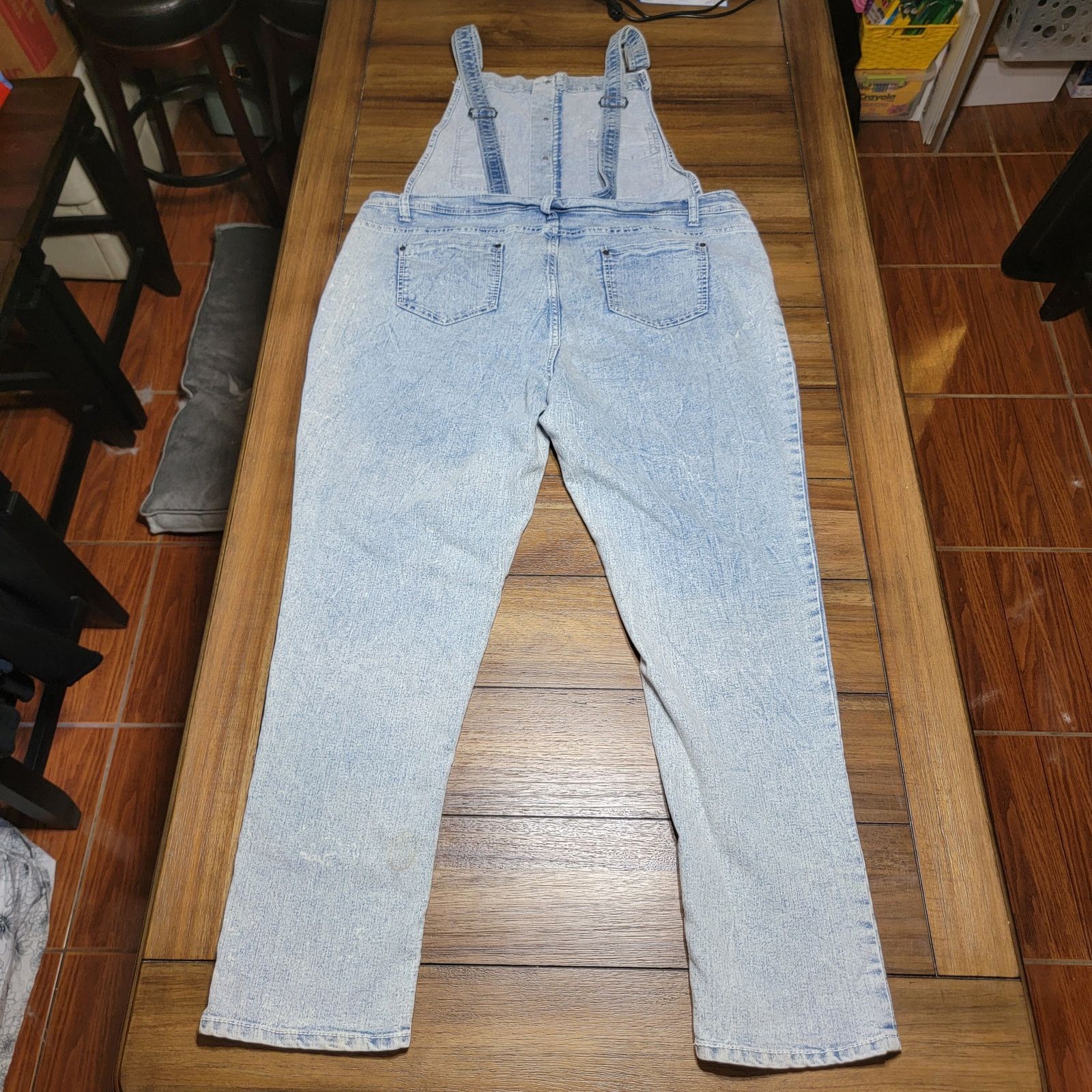 Other Highway Jeans Ladies Overalls w/ Full Button Front - Size 22 Size 42" / US 20 - 3 Thumbnail