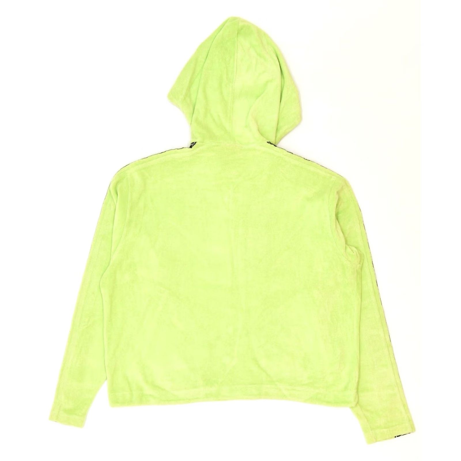 Champion CHAMPION Womens Crop Zip Hoodie Sweater UK 12 Medium Green Cotton Sports Size M / US 6-8 / IT 42-44 - 2 Thumbnail