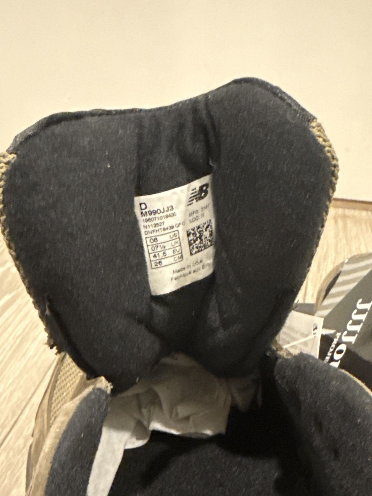 JJJJound × New Balance JJJJOUND x New Balance 990v3 Brown/Black Size US 8 / EU 41 - 5 Thumbnail