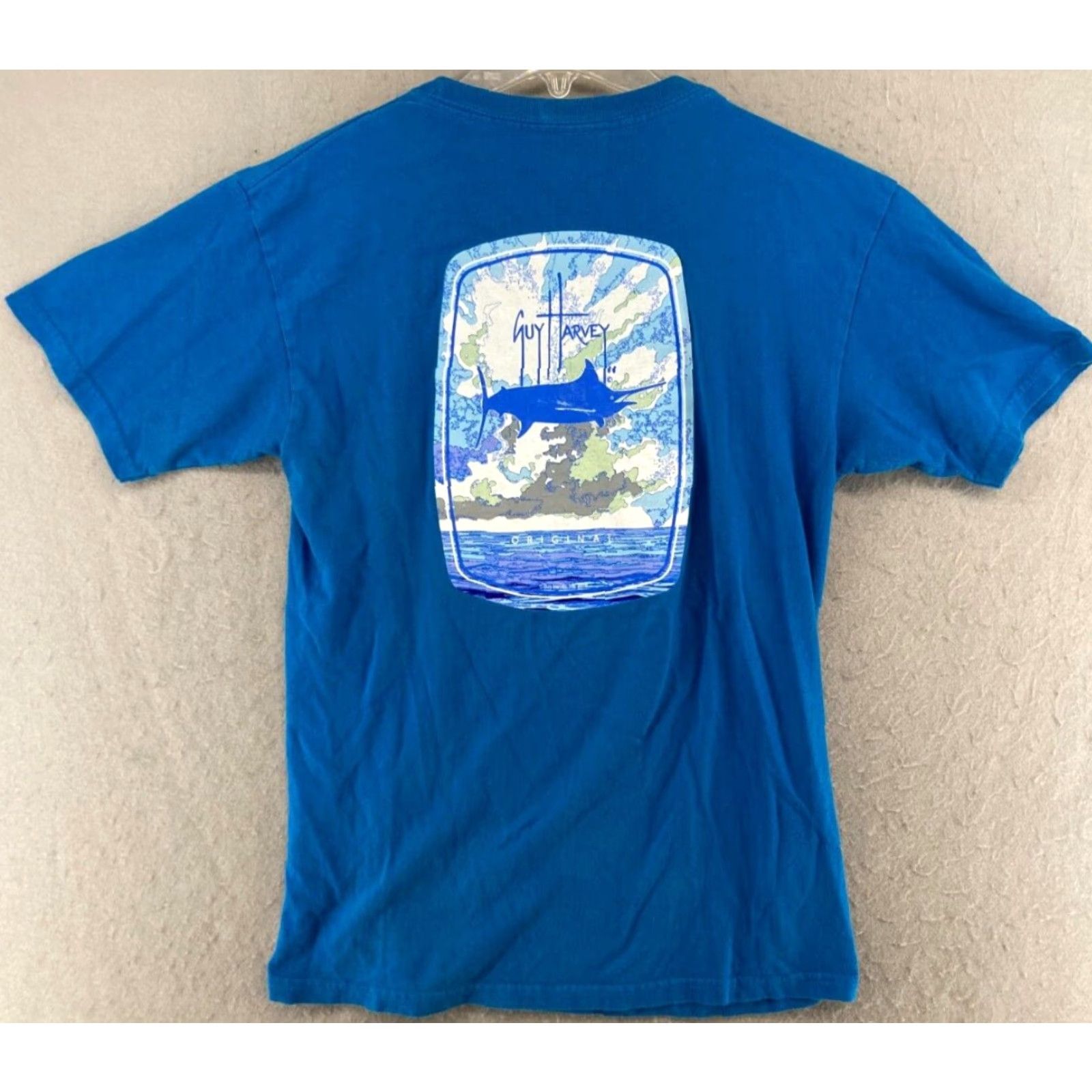 Guy Harvey Guy Harvey Mens TShirt Small Blue Fishing Outdoor Classic Fit Size US S / EU 44-46 / 1 - 7 Thumbnail