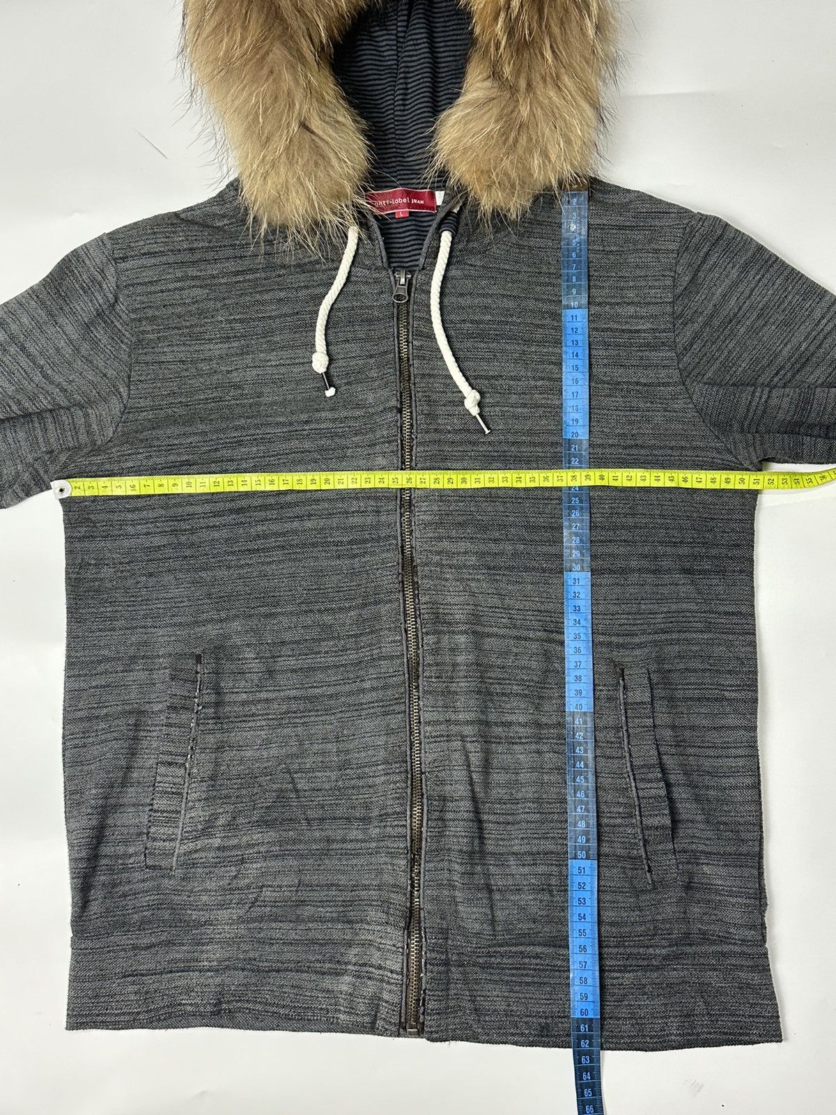 If Six Was Nine × Japanese Brand × Le Grande Bleu (L.G.B.) fur hoodie stripe style anti label japanese brand Size US M / EU 48-50 / 2 - 4 Thumbnail