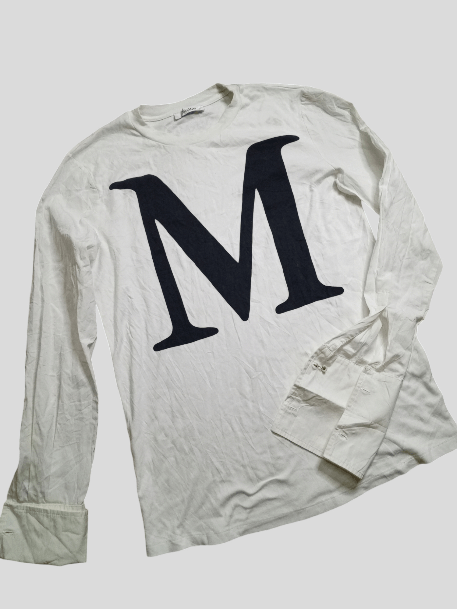 Designer × Max Mara MAX MARA LONG SLEEVE BIG LOGO Size M / US 6-8 / IT 42-44 - 1 Thumbnail