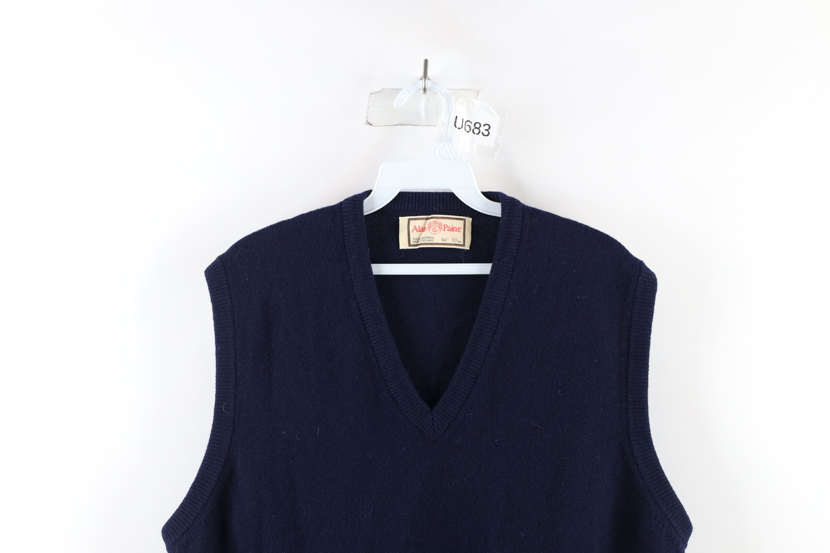 Sweater Vest Rockabilly Sweater Vintage 50s 60s Wool Sweater Vest