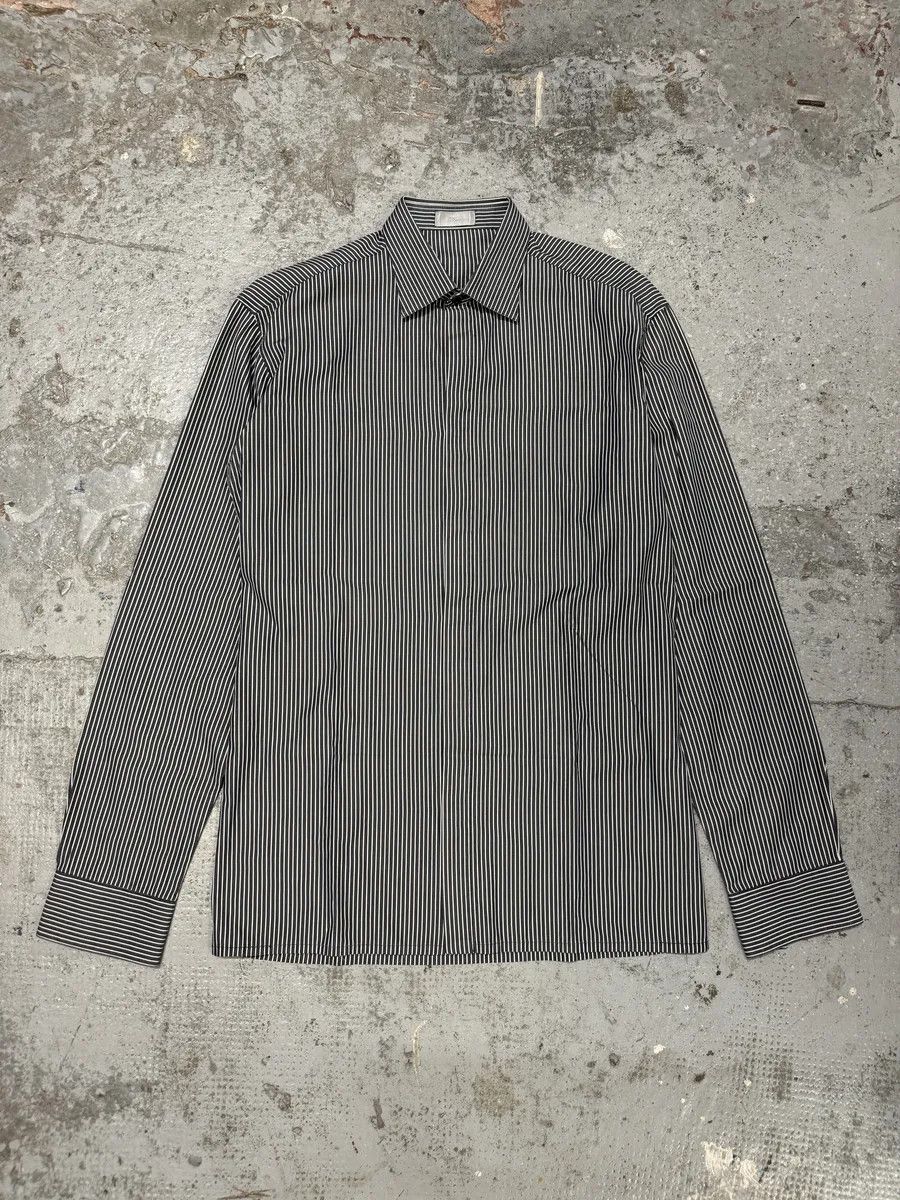 Dior Dior Striped Black & White Premium Button-up Shirt Size US M / EU 48-50 / 2 - 9 Thumbnail