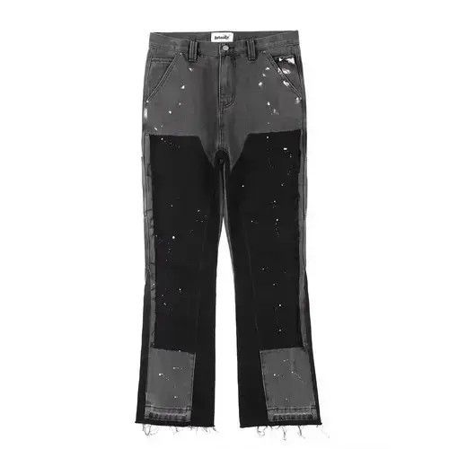 Handmade custom punk carpenter paint pants Size US 34 / EU 50 - 1 Thumbnail