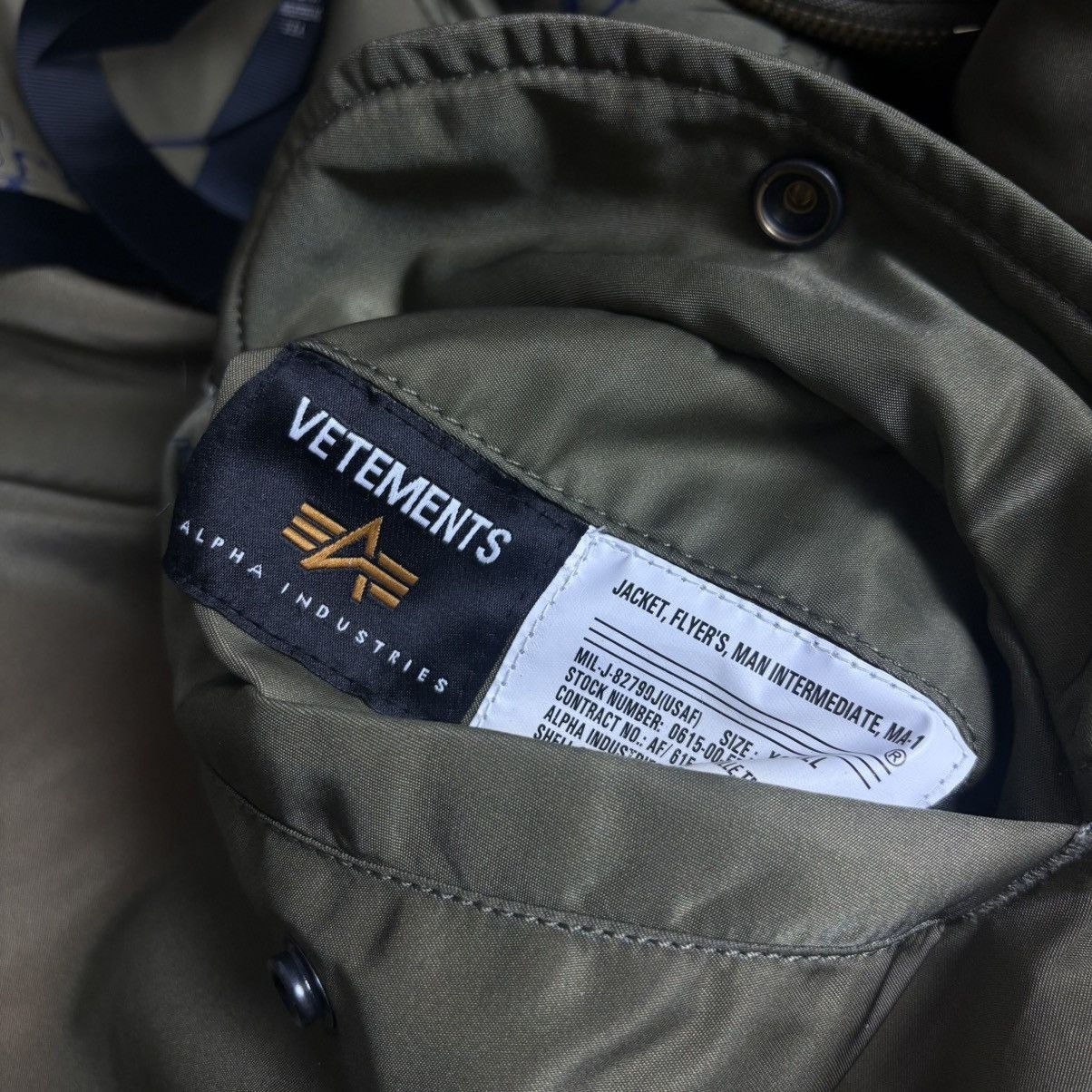 Vetements Vetements x alpha industries bomber jacket scribbles Size US XS / EU 42 / 0 - 7 Thumbnail