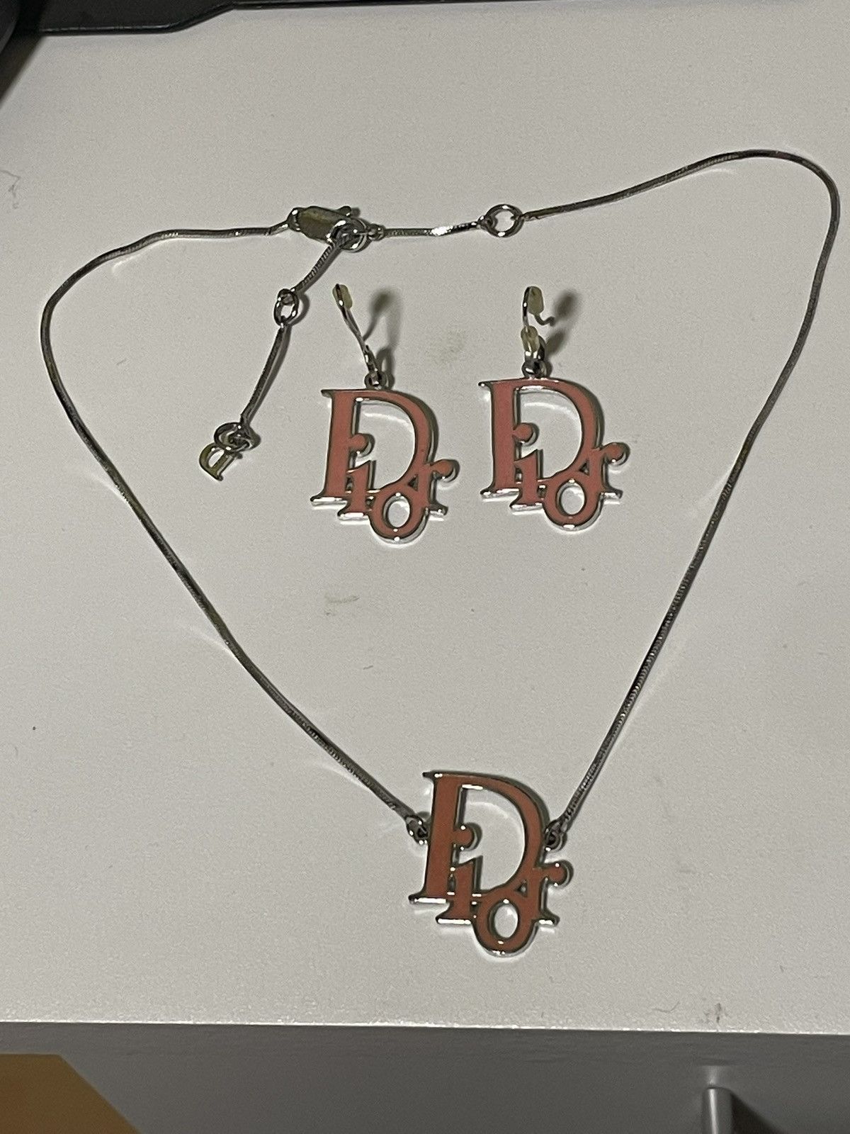 Dior CHRISTIAN DIOR. Set included necklace and earrings Size ONE SIZE - 1 Thumbnail