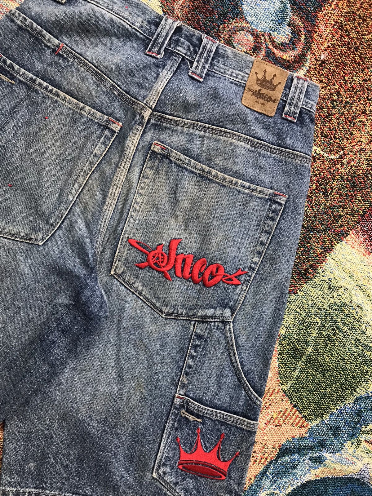 JNCO Vintage Jnco carpenter embroidered jort Size US 30 / EU 46 - 10 Thumbnail