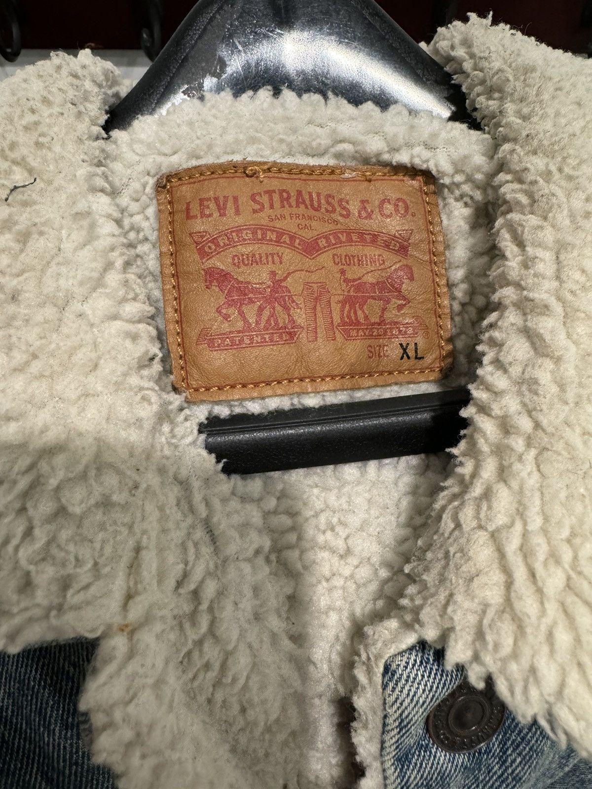 Levi's Levi’s Vintage Sherpa Jacket Size US XL / EU 56 / 4 - 4 Thumbnail