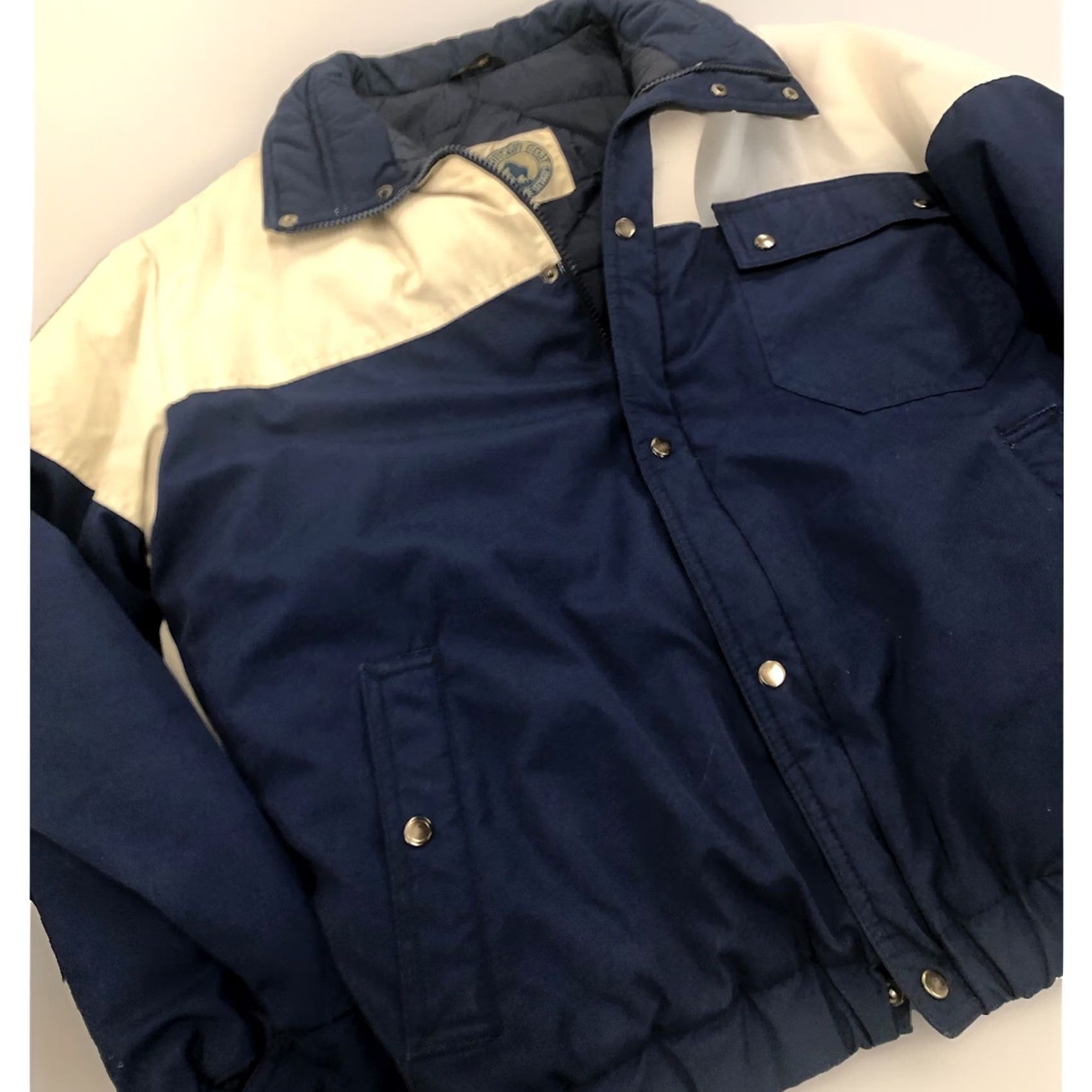 Vintage VINTAGE White Stag Mountain Goat Men’s Medium Navy White Jacket Puffer Retro Skiing Mens Size US M / EU 48-50 / 2 - 3 Thumbnail