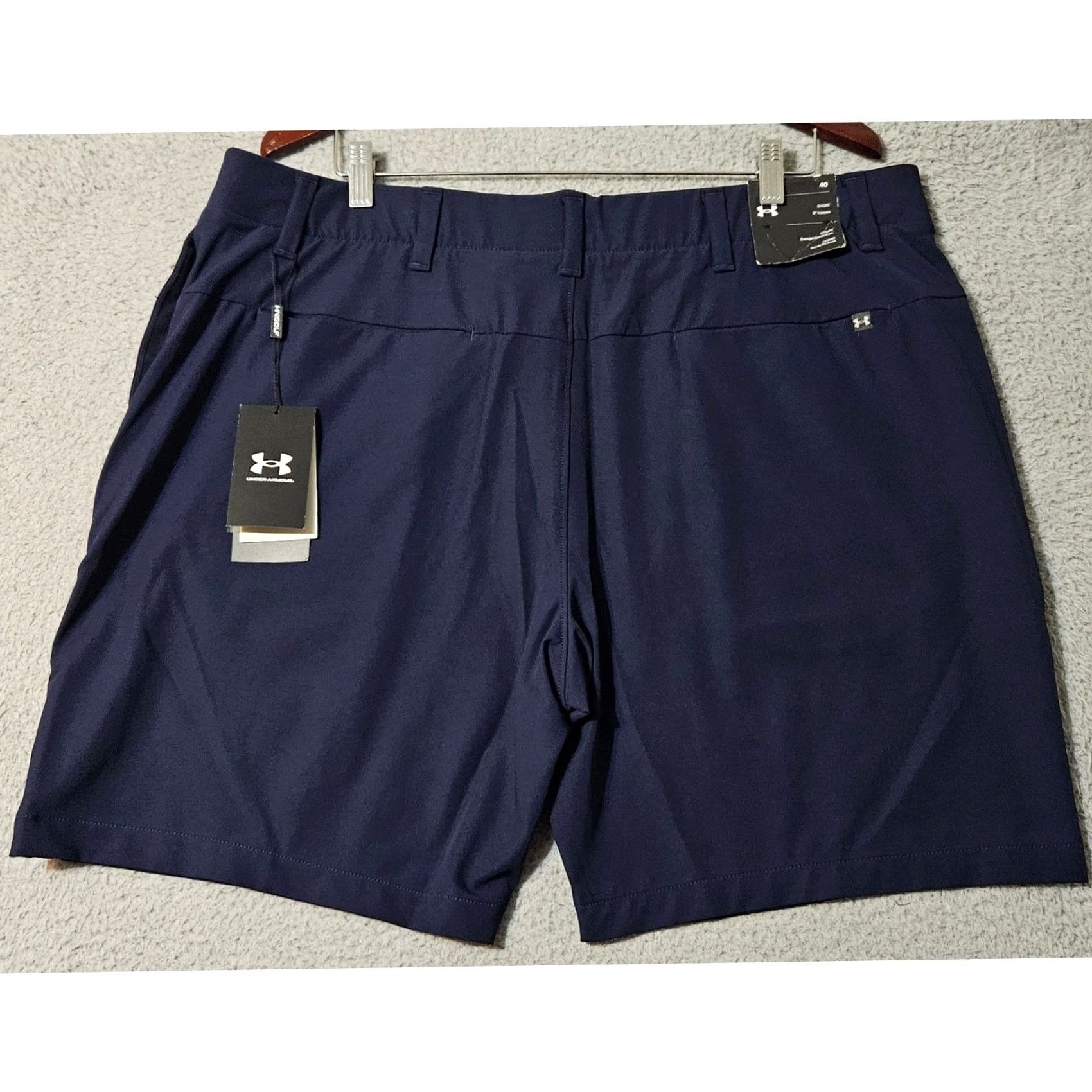 Under Armour Under Armour Mens Shorts Size 40 Blue 8" ISO-Chill Golf Chino Size US 40 / EU 56 - 2 Thumbnail