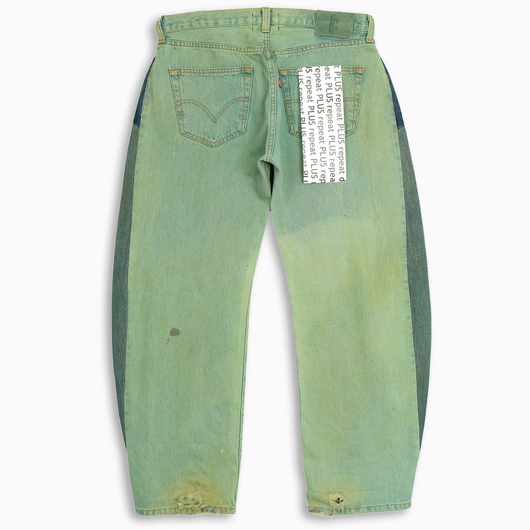 Japanese Brand × Levi's × Vintage REPEAT PLUS 002 Dirty Green 34 size (RP002G3401) Size US 34 / EU 50 - 2 Thumbnail