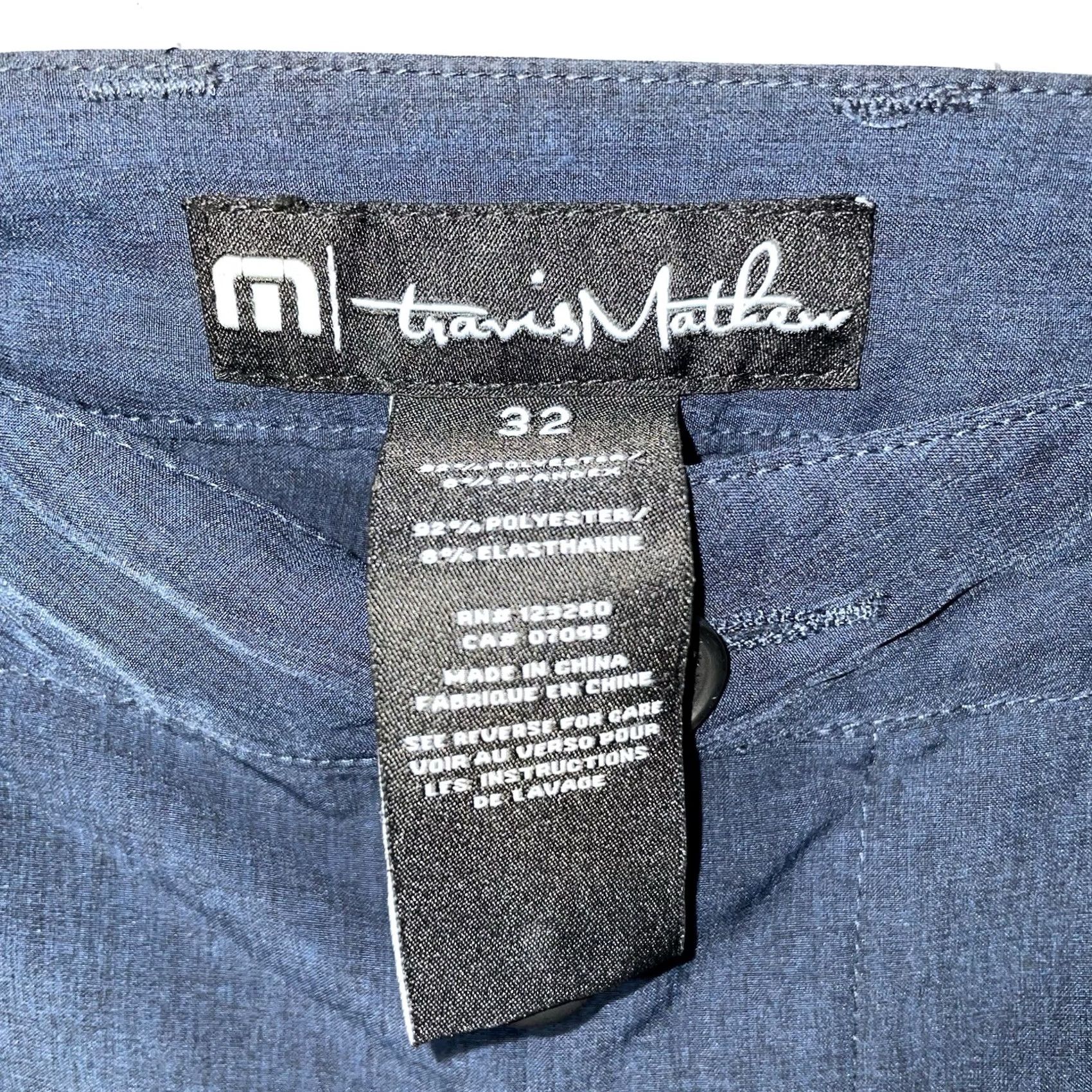 TravisMathew Travis Mathew Blue Polyester Blend Casual Pants Mens Size 32x30 Size US 32 / EU 48 - 4 Thumbnail