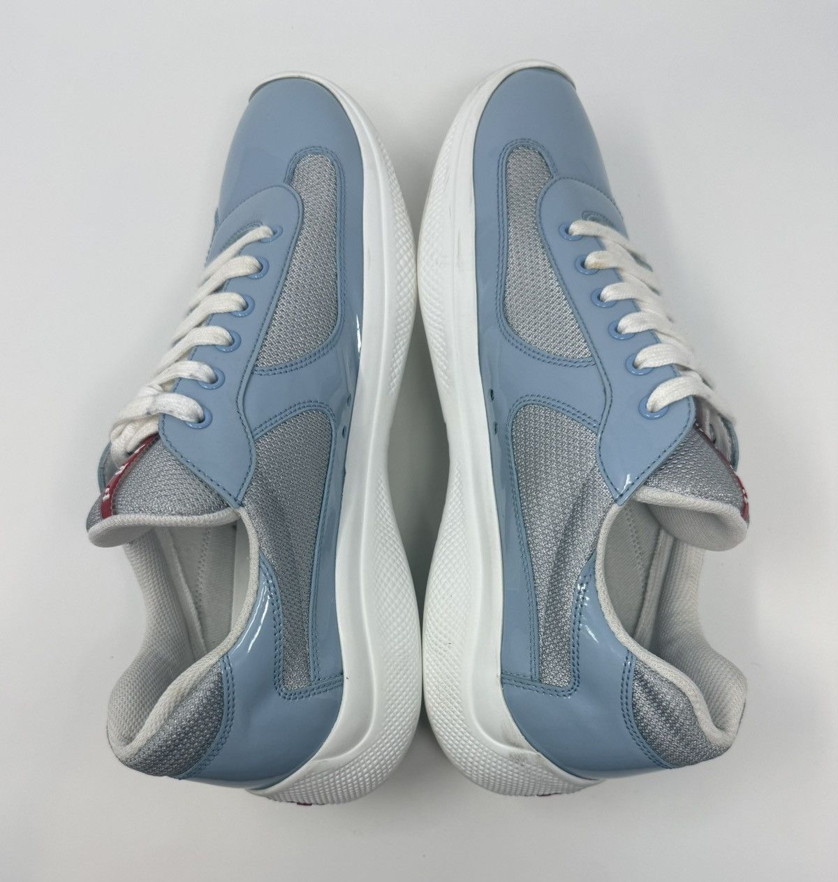 Prada Prada Americas Cup Sneaker Light Blue Size US 11.5 / EU 44-45 - 4 Thumbnail