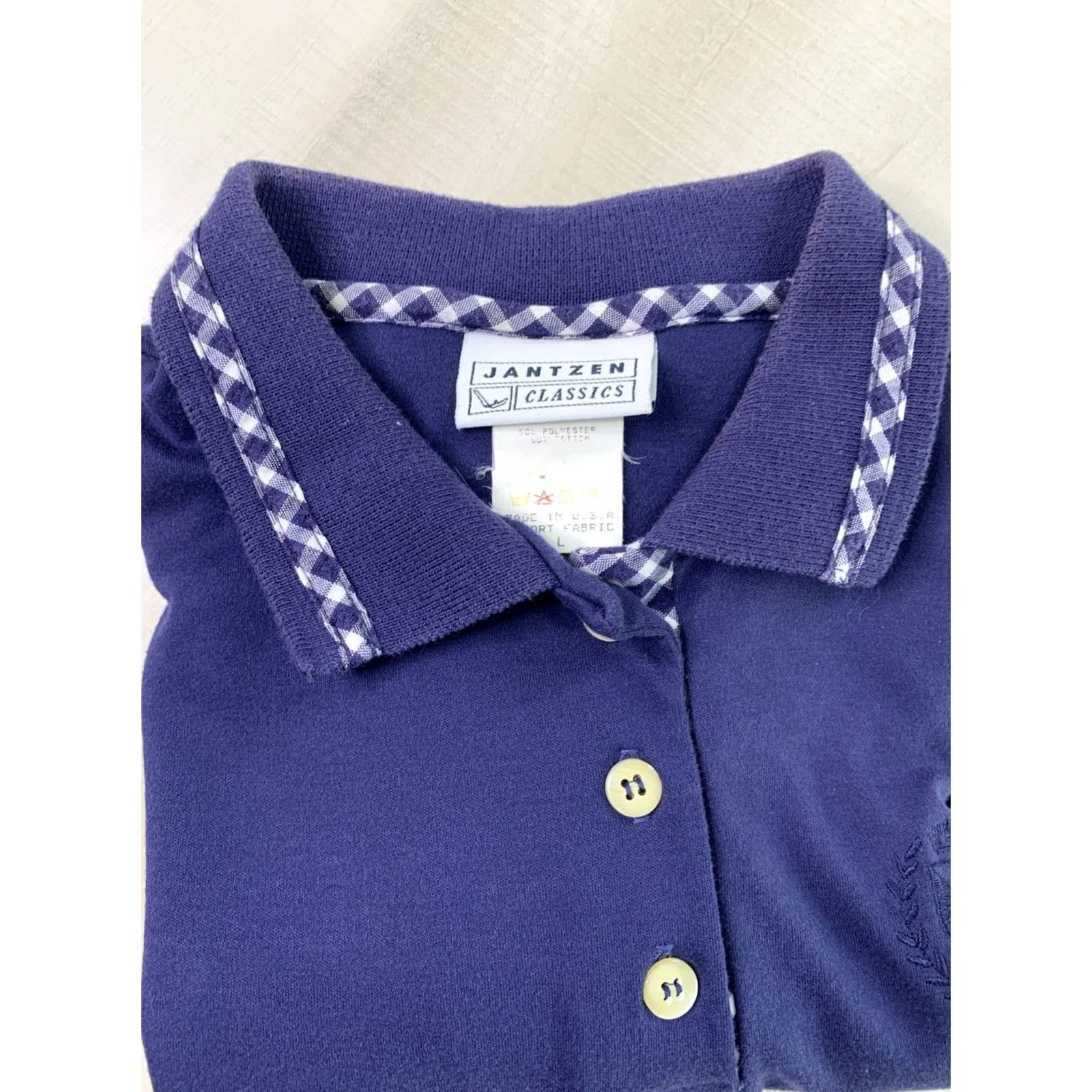 Jantzen VINTAGE Jantzen USA Polo Shirt Golf Mens Blue Large-12807 Size US L / EU 52-54 / 3 - 7 Thumbnail