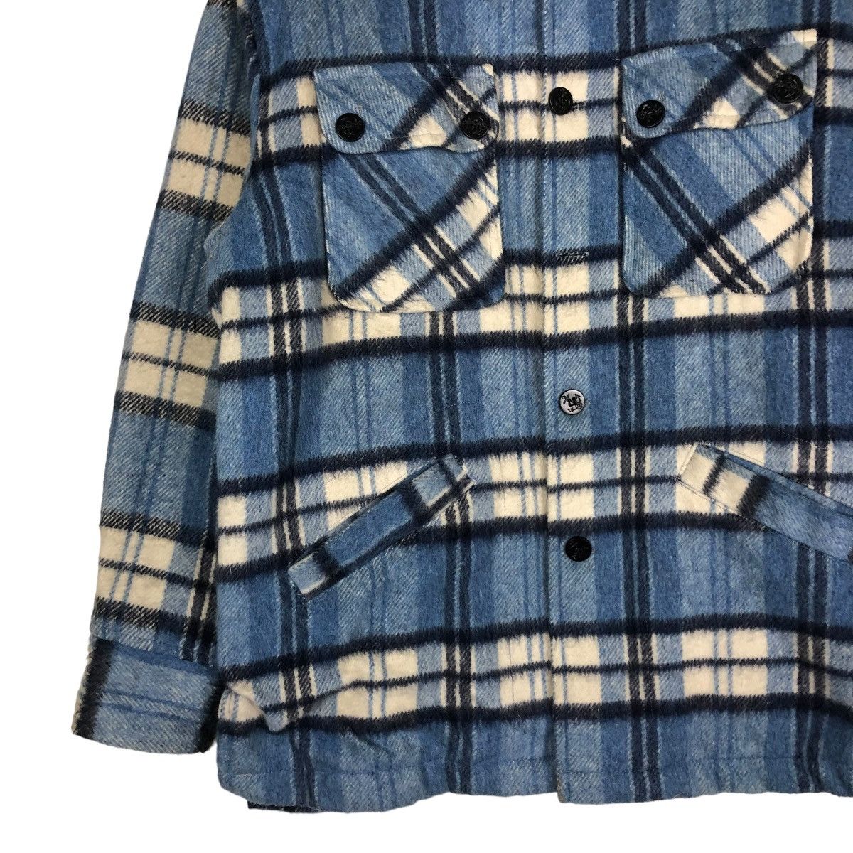 Japanese Brand 🔥VINTAGE WOOL FLANNEL JACKET TARTAN DESIGN ISSEY MIYAKE Size US M / EU 48-50 / 2 - 6 Thumbnail