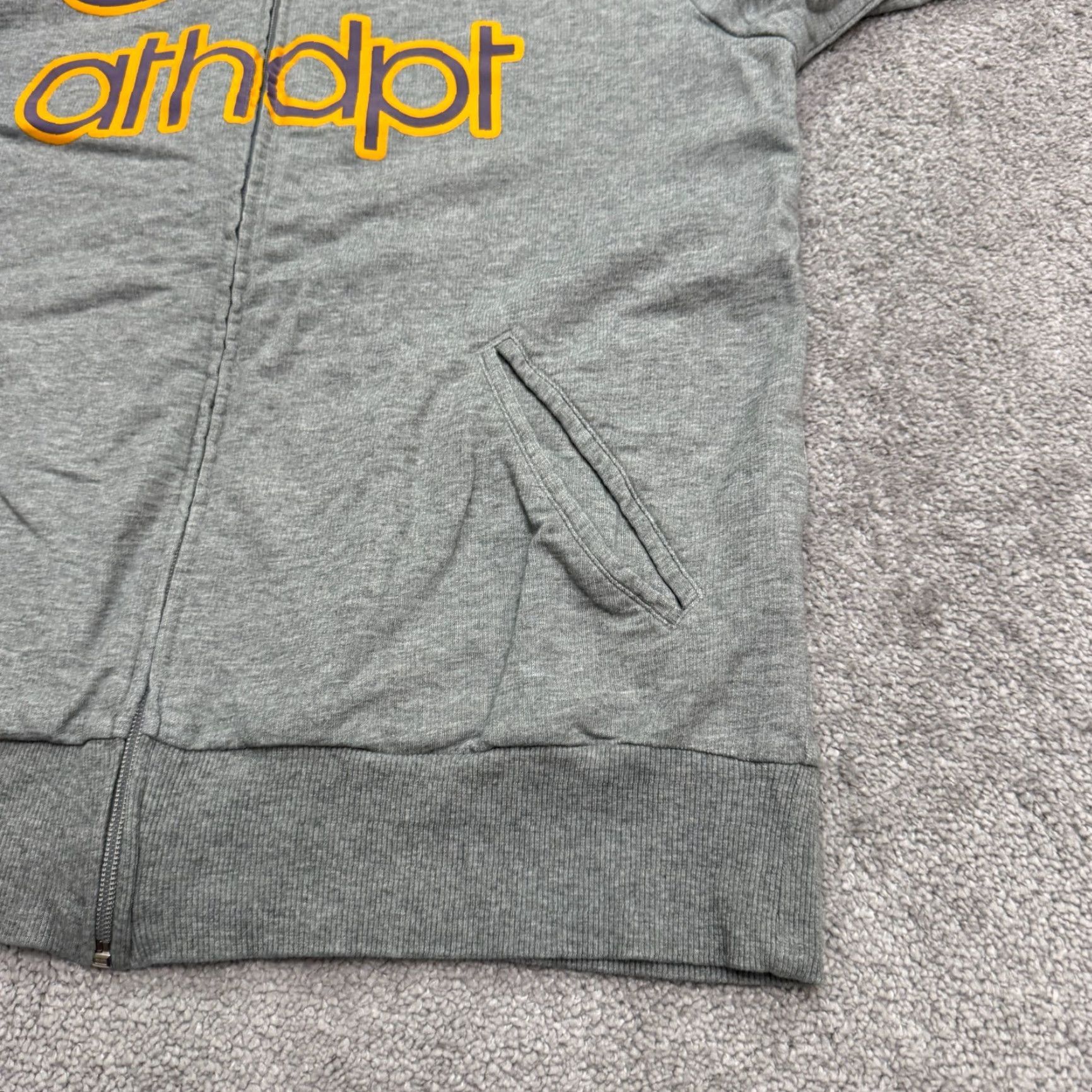 Nike Nike Athletic Dept Sweatshirt Men's 2XL Gray Full Zip Graphic Cotton Activewear Size US XXL / EU 58 / 5 - 4 Thumbnail