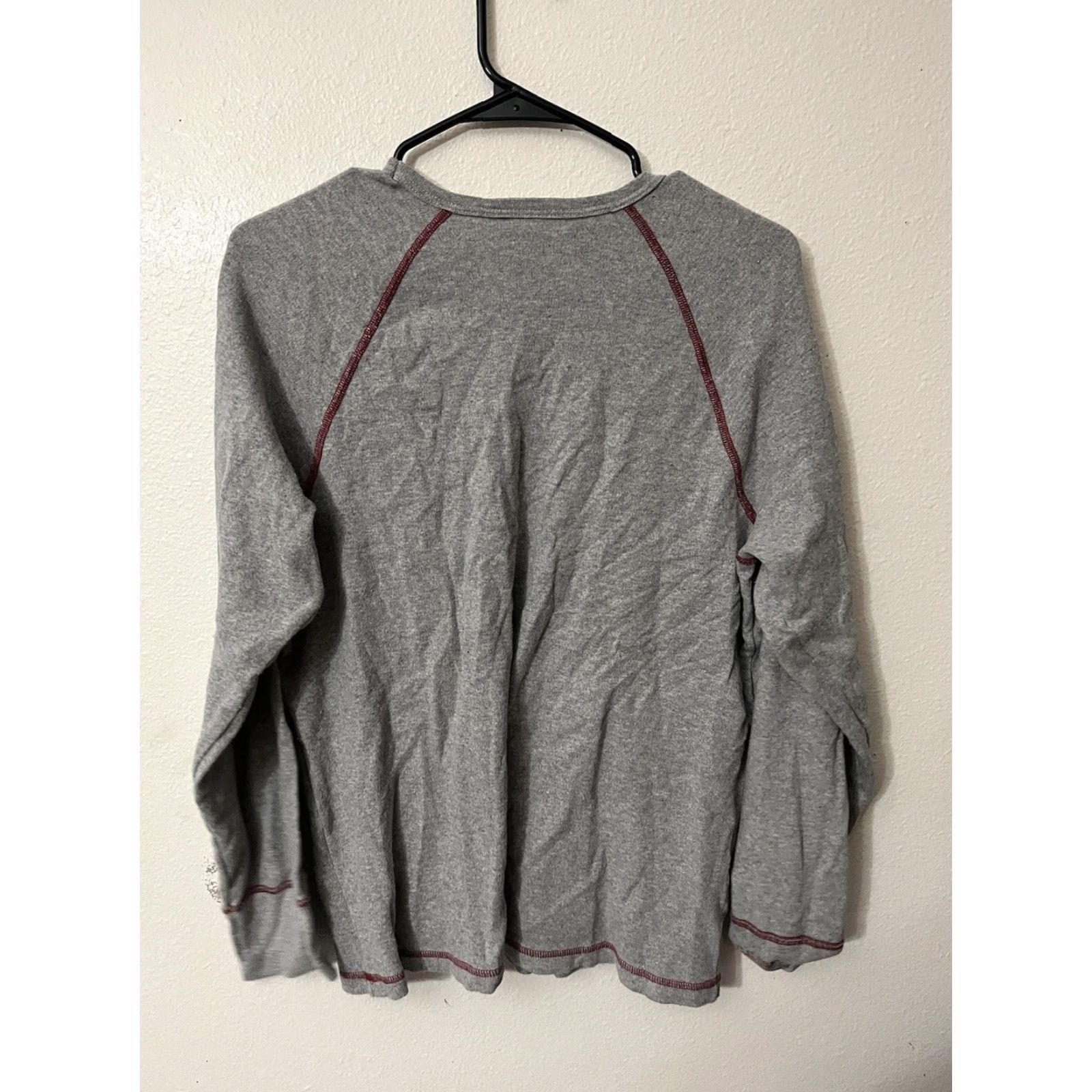 Vintage VINTAGE L.O.G.G. Long Sleeve Knit Top Marble Gray Adult Large Womens T-Shirt Size L / US 10 / IT 46 - 2 Thumbnail