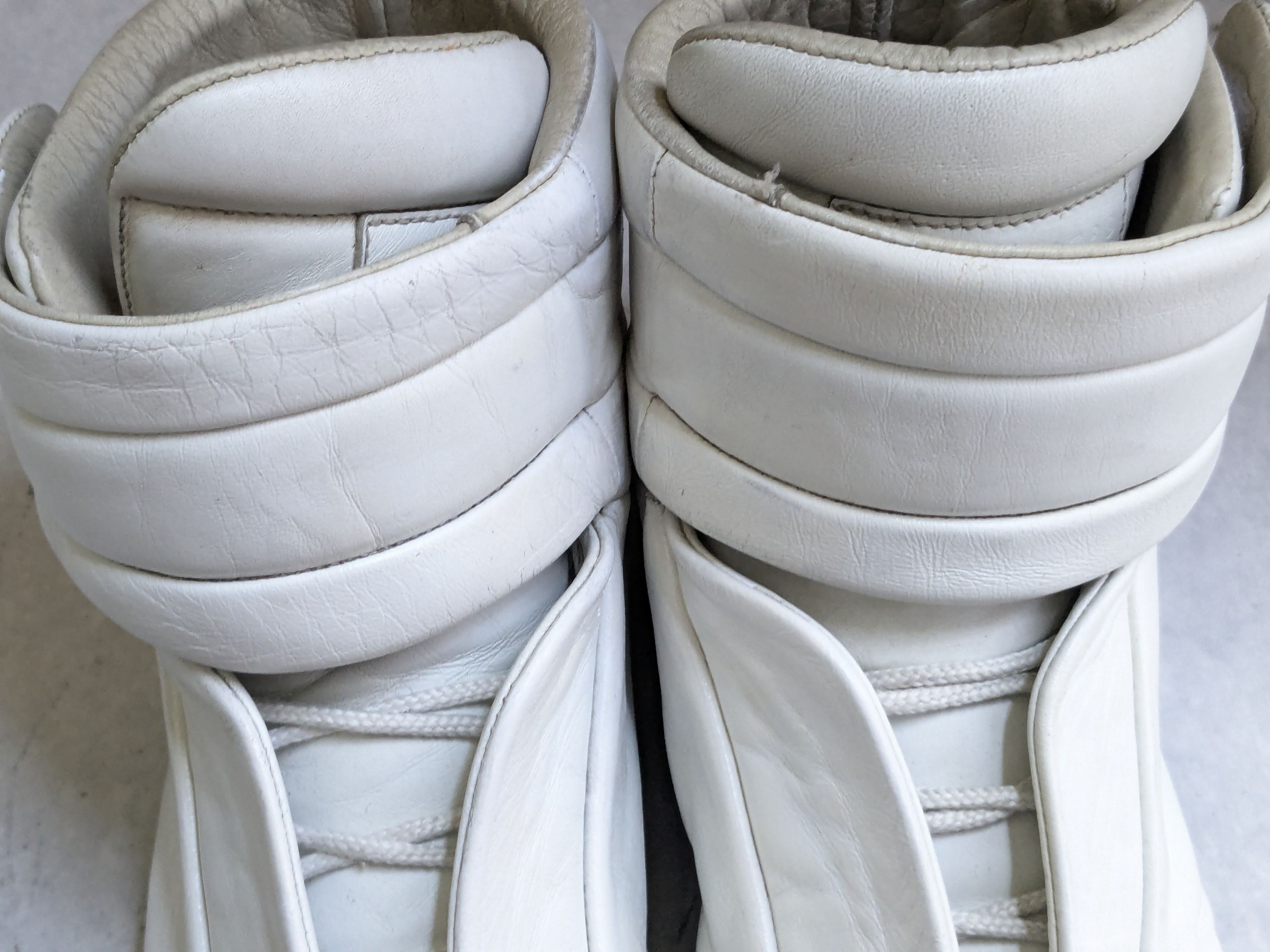Maison Margiela Maison Margiela Future White Silver 9 42 High Tops Size US 9 / EU 42 - 5 Thumbnail