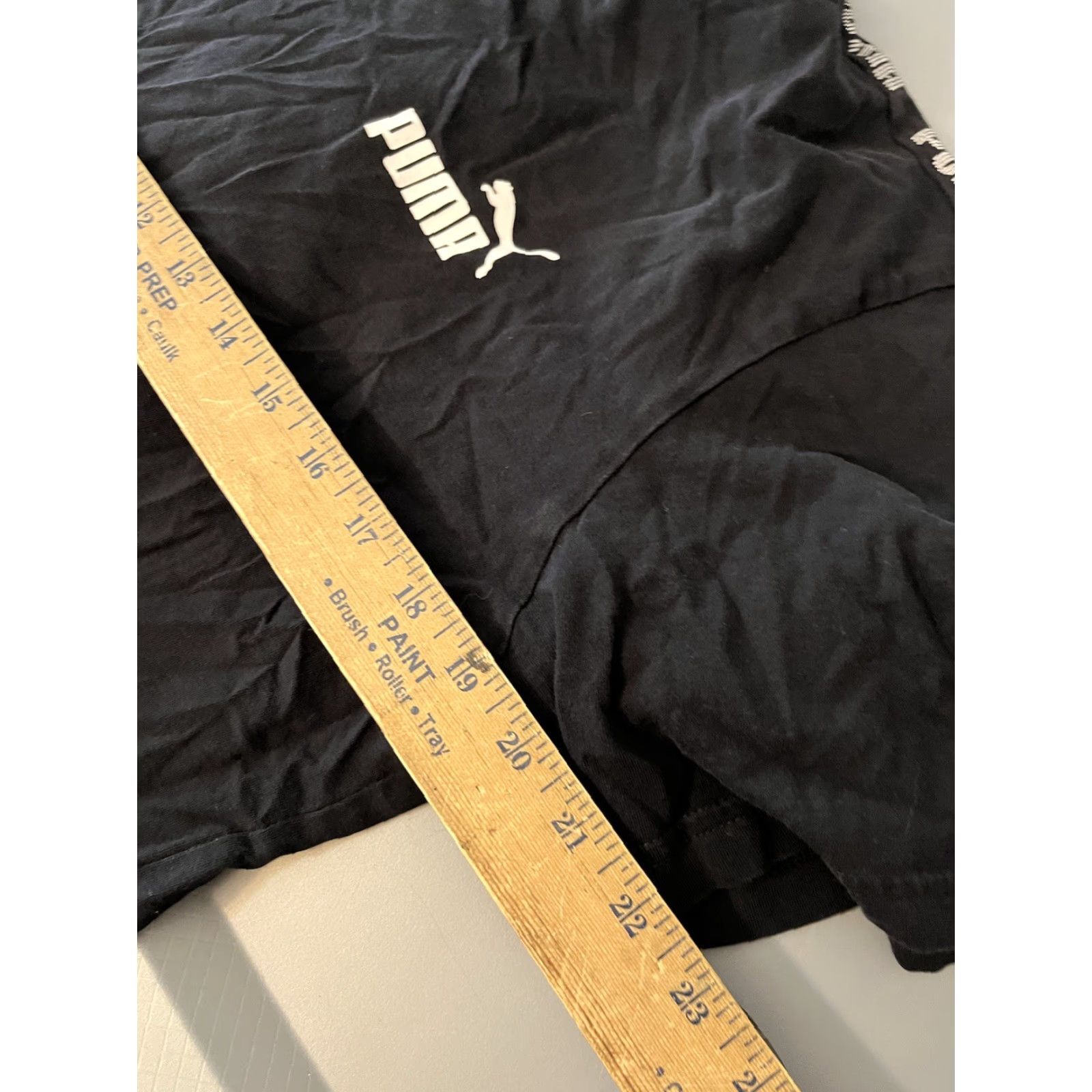 Puma Puma Men T-Shirt Large Black Logo Graphic Regular Crew Neck Puma logo Size US L / EU 52-54 / 3 - 5 Thumbnail